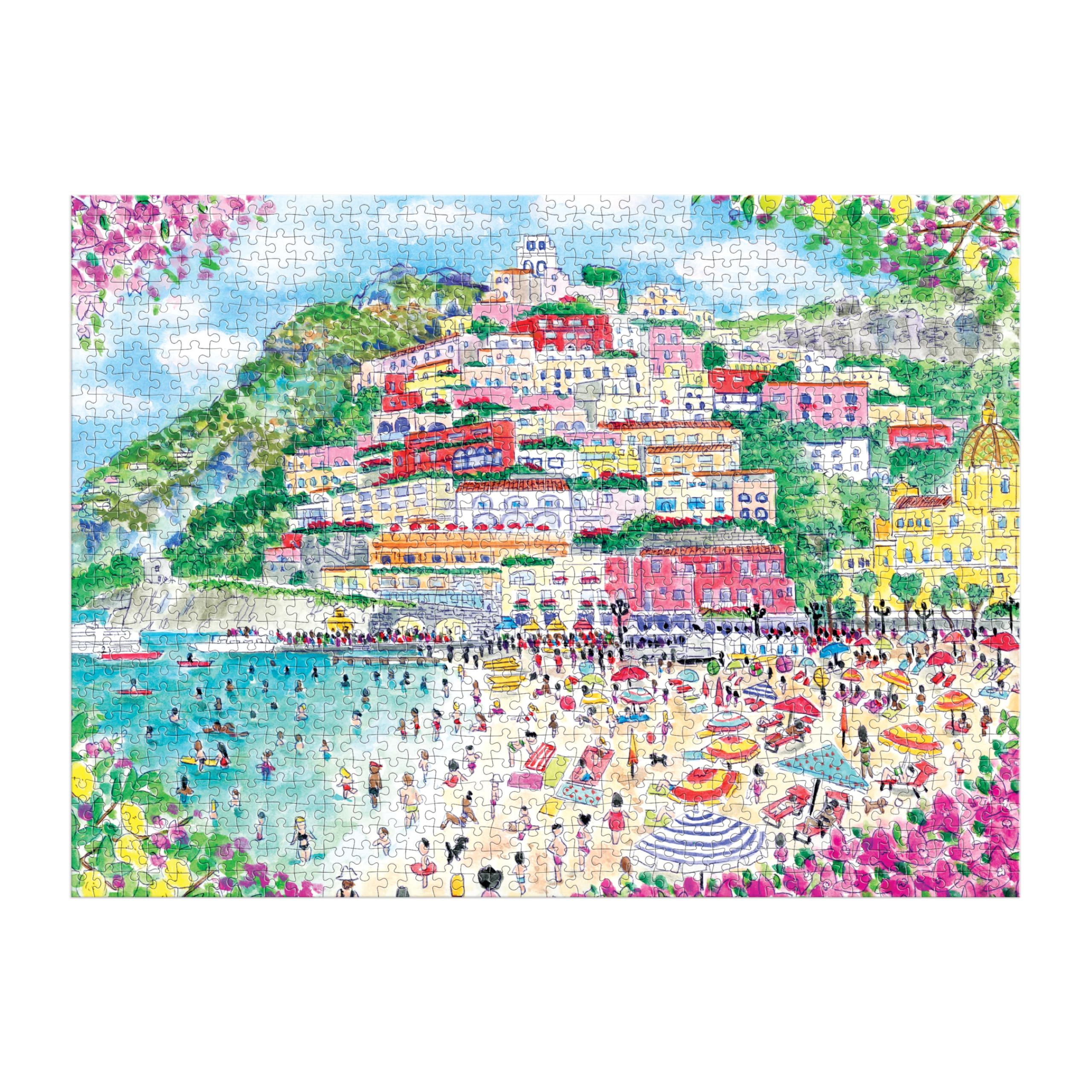 Galison Coast of Italy - 1000 Piece Michael Storrings Jigsaw Puzzle 7