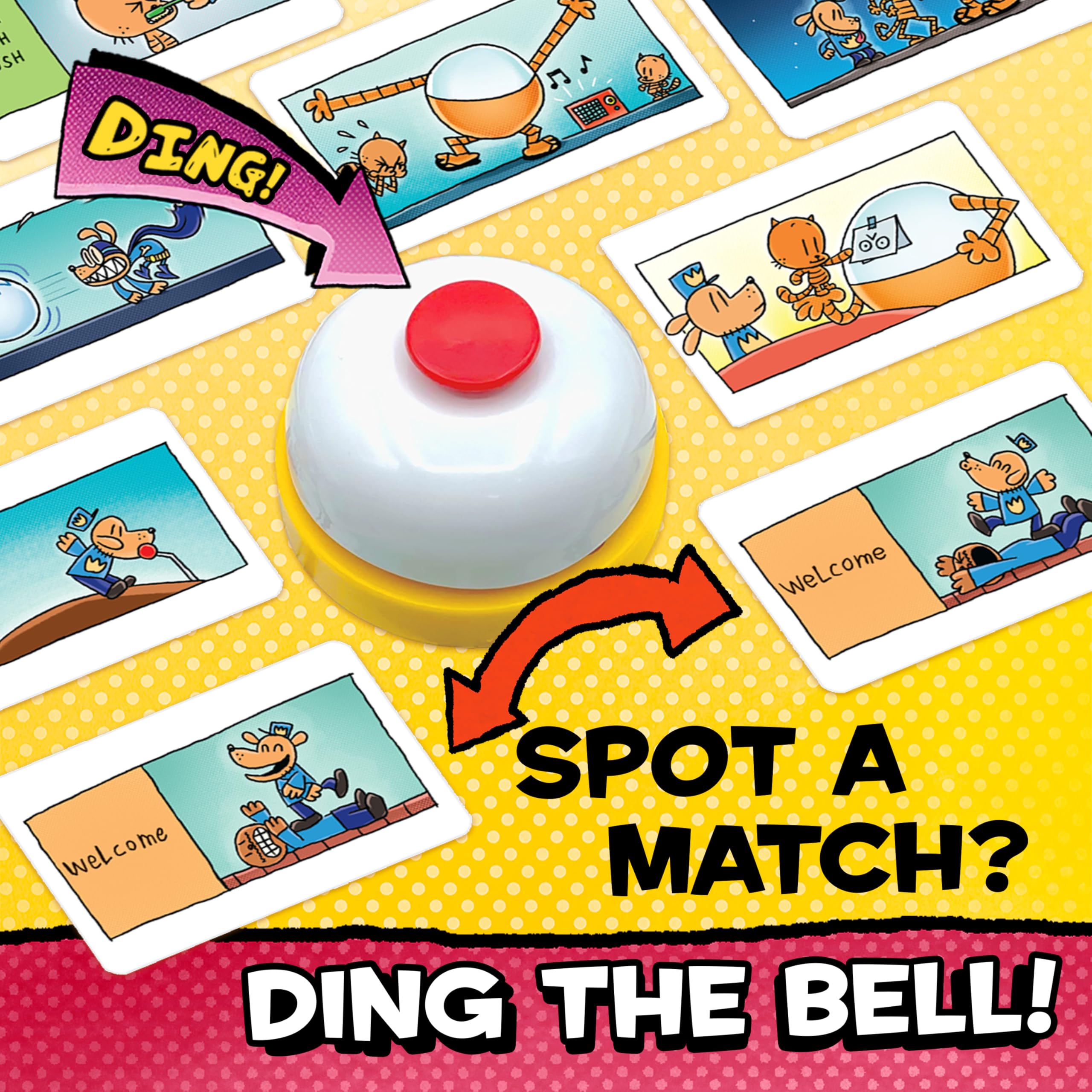 University Games Dog Man The Flip-O-Rama Game | Ages 6+ | 2-4 Players | Cardboard 3