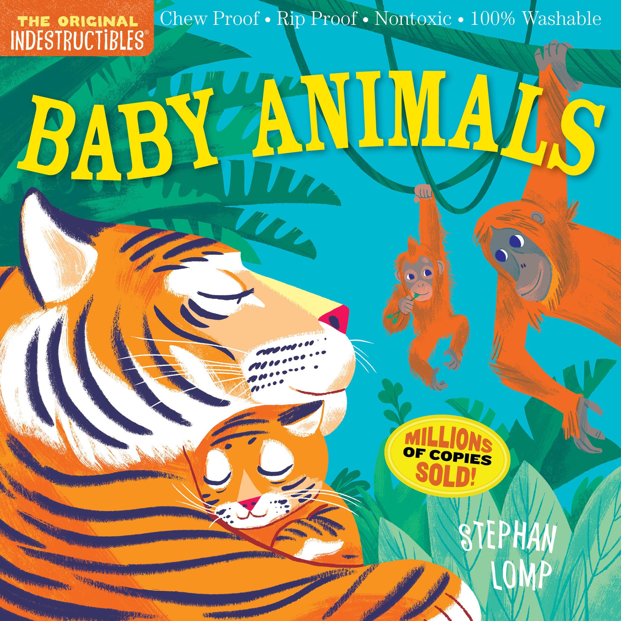Indestructibles Baby Animals Picture Book by Amy Pixton | Chew Proof Rip Proof Washable