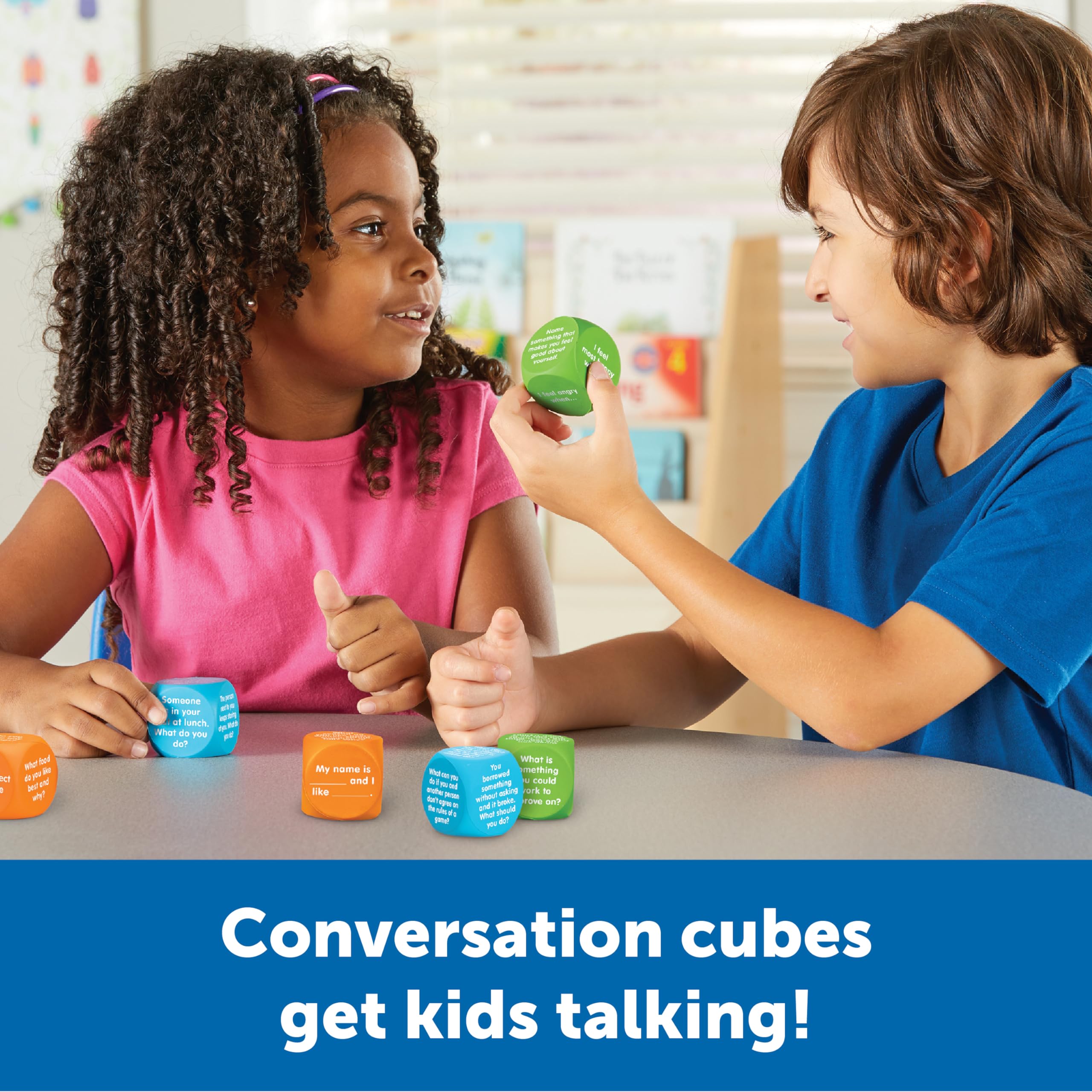 Learning Resources Let’s Talk SEL Cubes - Educational Social-Emotional Learning Game for Kids Ages 5-9 9