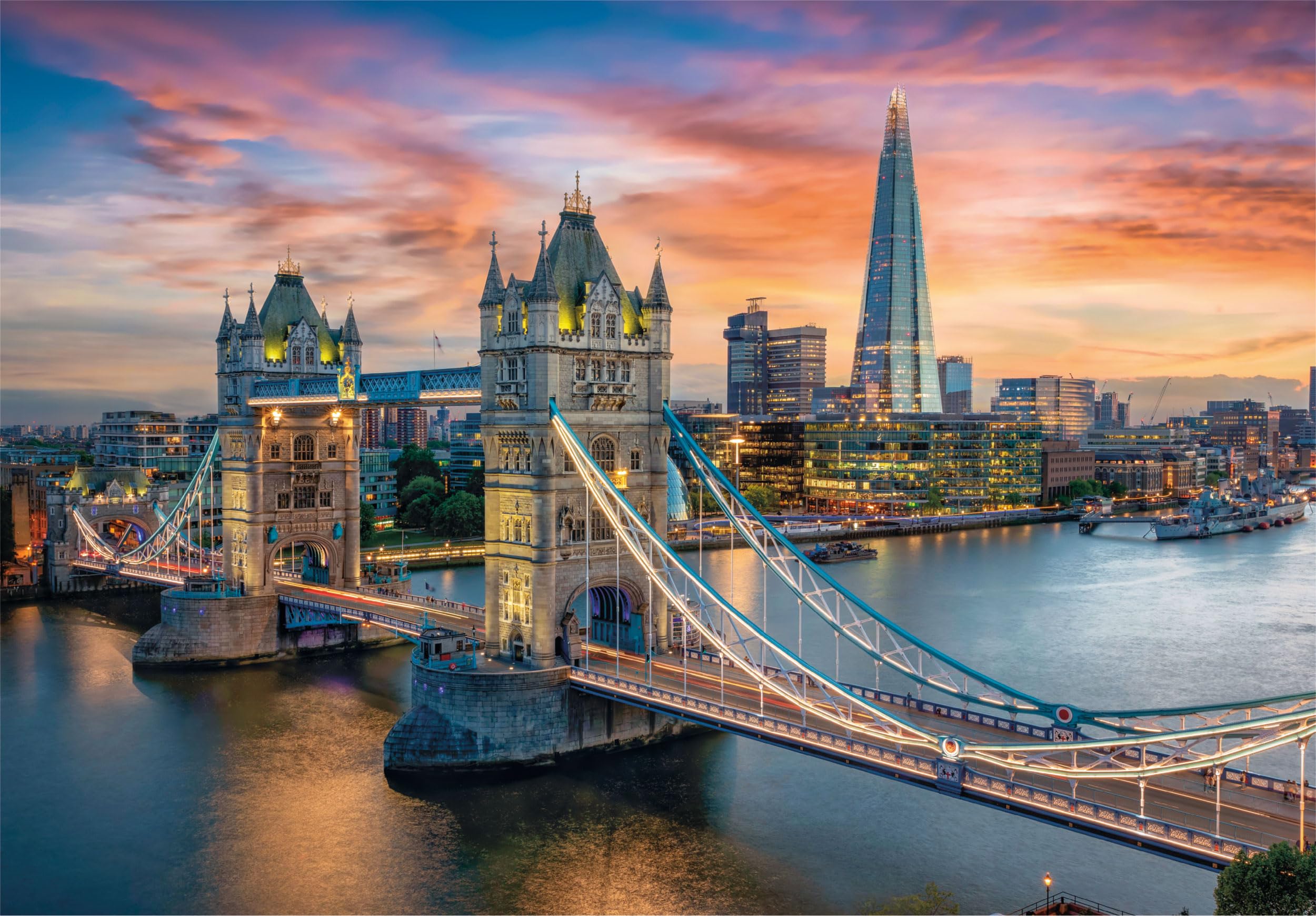 Clementoni Jigsaw Puzzle Collection - London Twilight 1500 Piece Puzzle 5