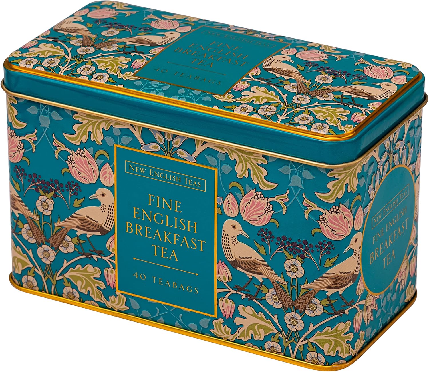 Neue englische Tees Singdrossel und Beeren Teedose mit 40 English Breakfast Teebeuteln 7