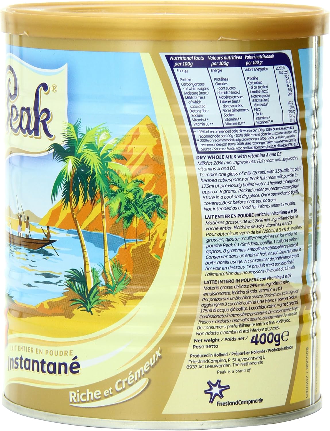 Peak - Vollmilchpulver 400g 8