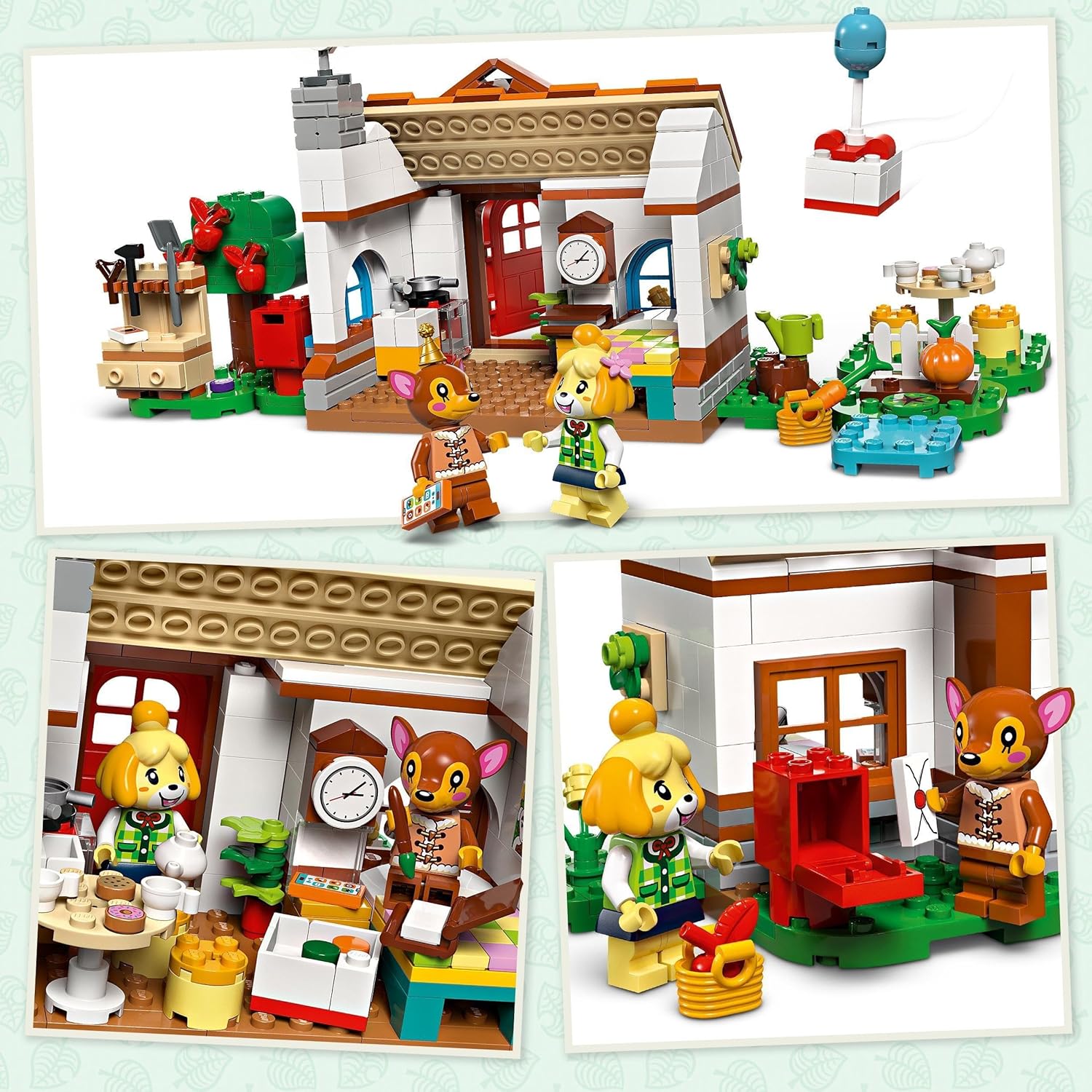 LEGO Animal Crossing Isabelle’s House Visit 77049 – Building Set with Isabelle and Fauna Minifigures 10