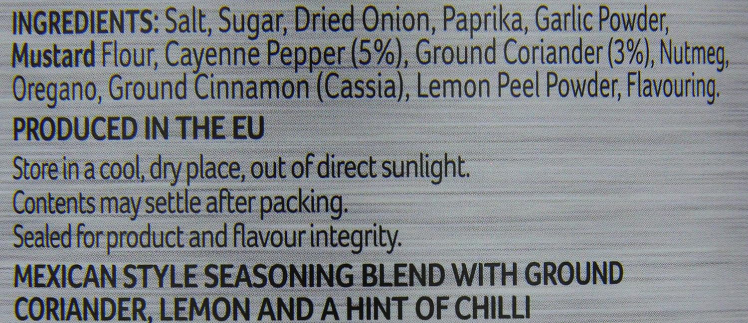 Schwartz - Fajita Seasoning Mexican Spice Mix 530g 6