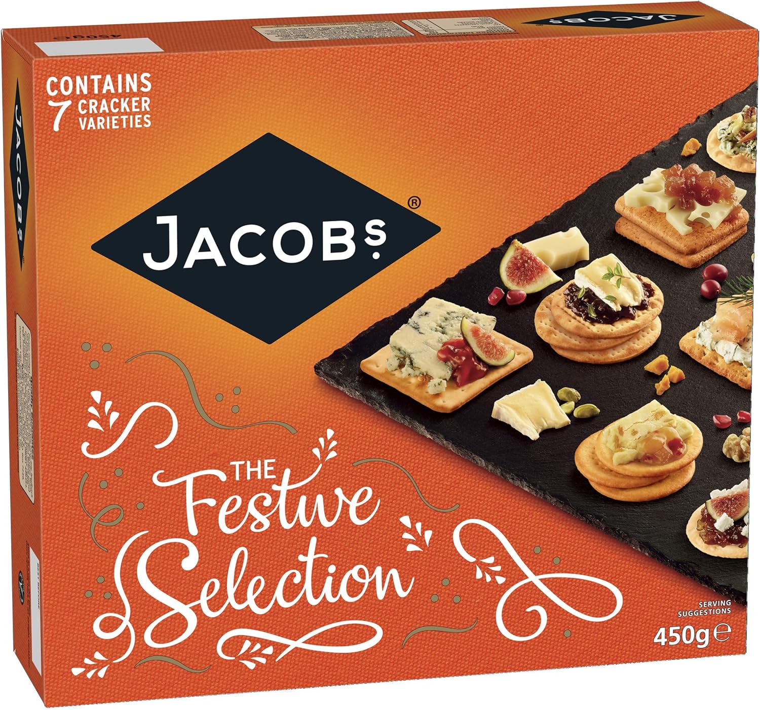 Jacob's Biscuits for Cheese Carton - 7 Variety Crackers 450g 5
