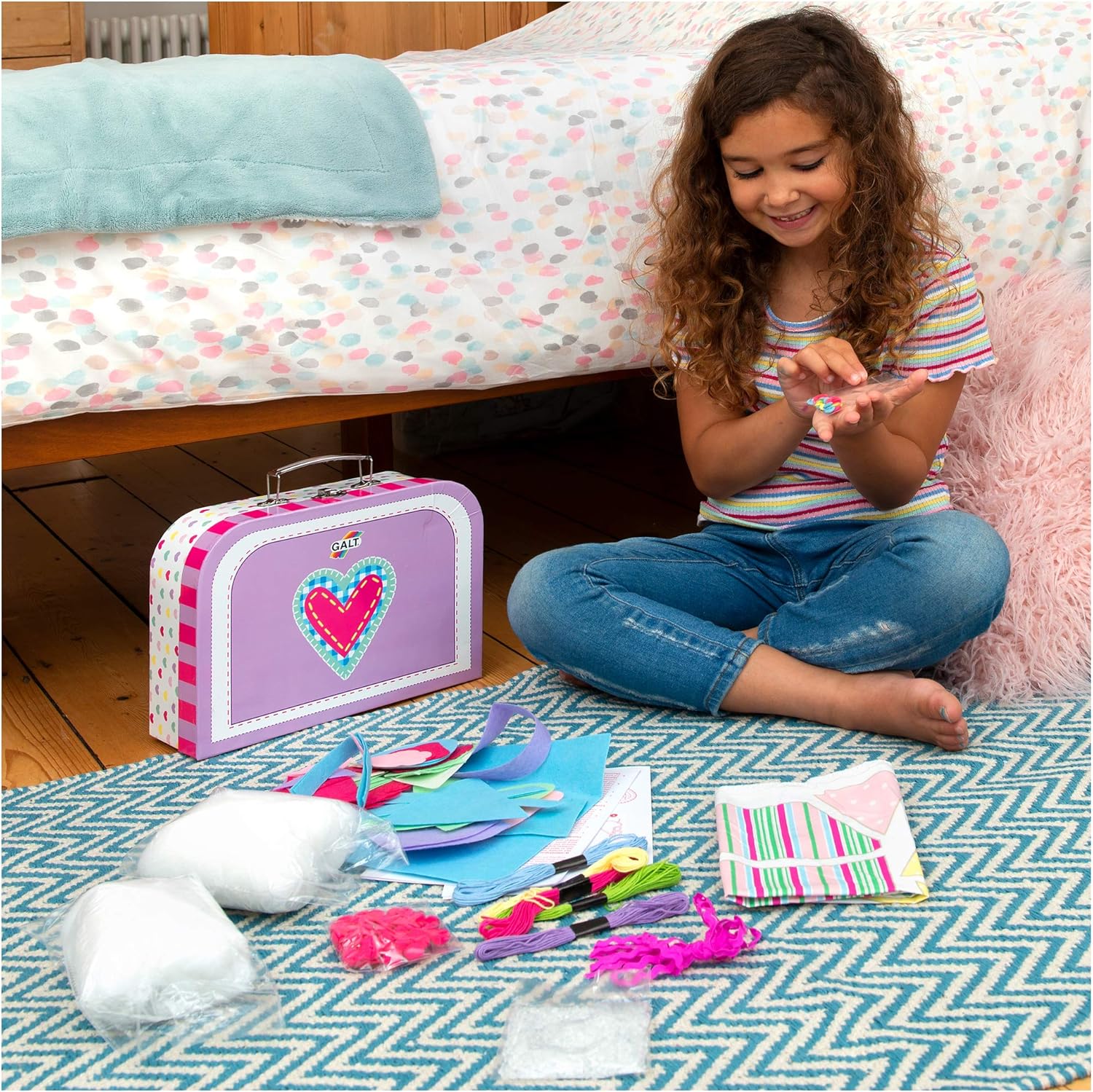 Galt Toys - Sewing Case Craft Kit for Kids 6