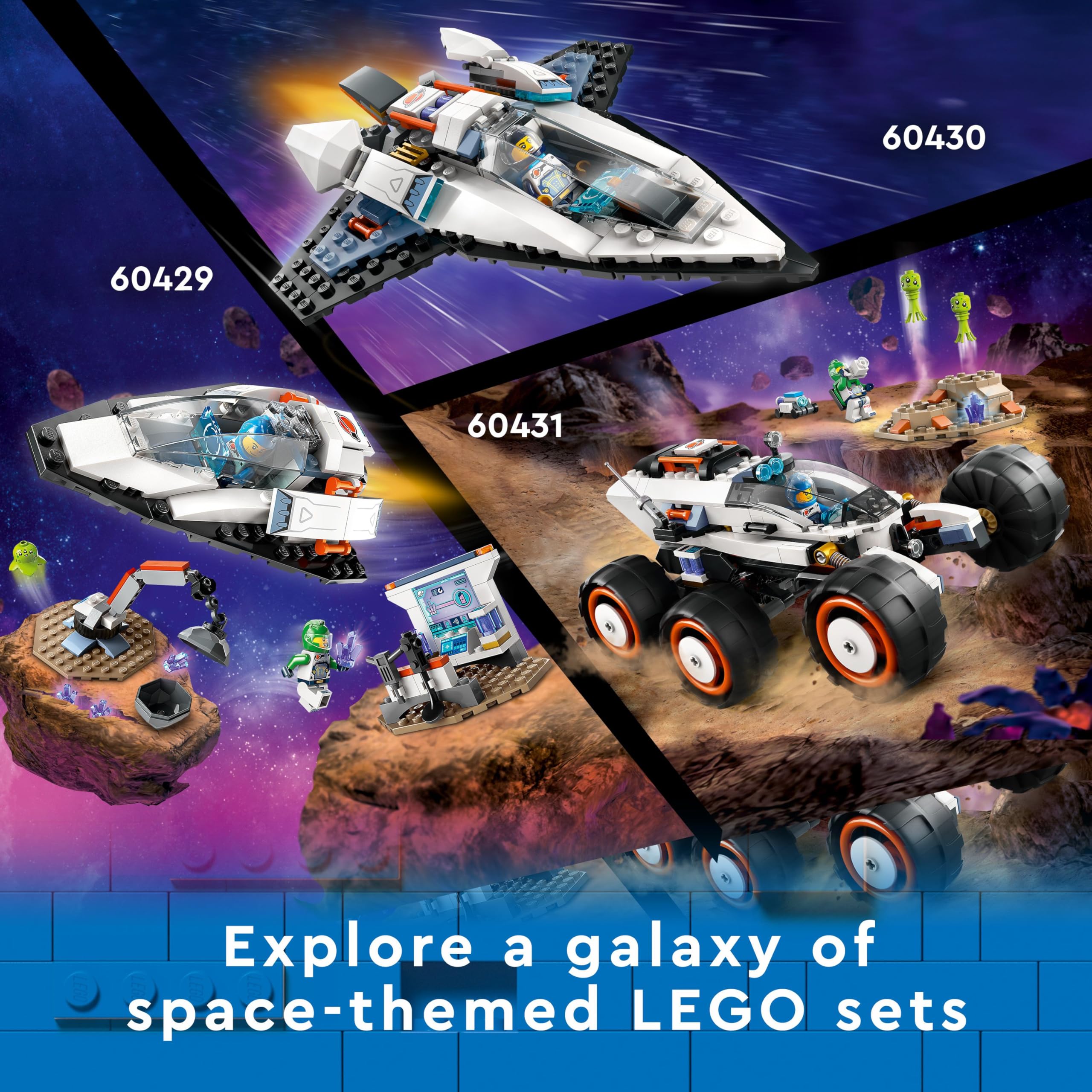 LEGO City Spaceship and Asteroid Discovery Playset - Building Toy for Ages 4+ 12