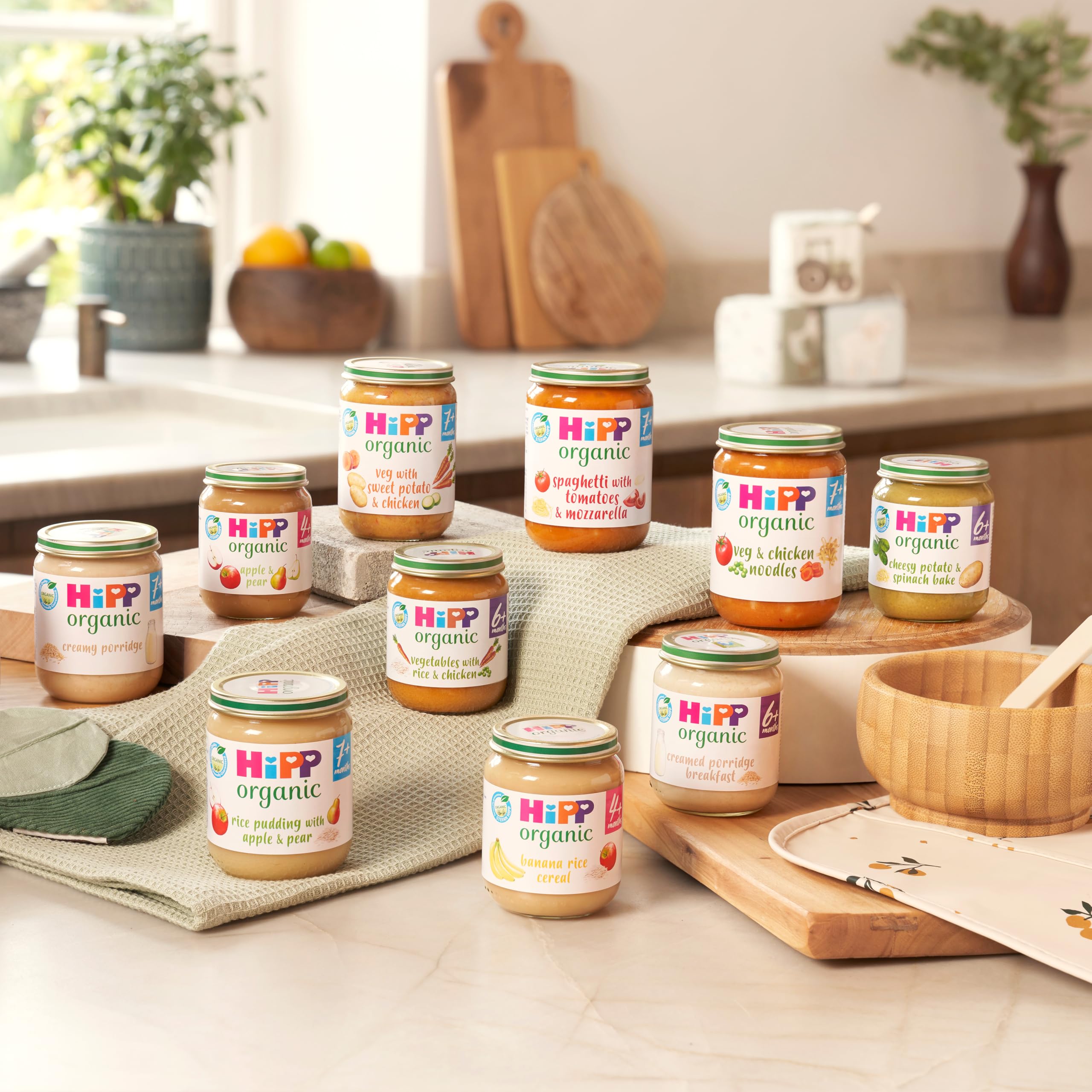 HiPP Organic Apple & Banana Crumble Baby Food Pots - 7+ Months, 6 x 160g Pack 5