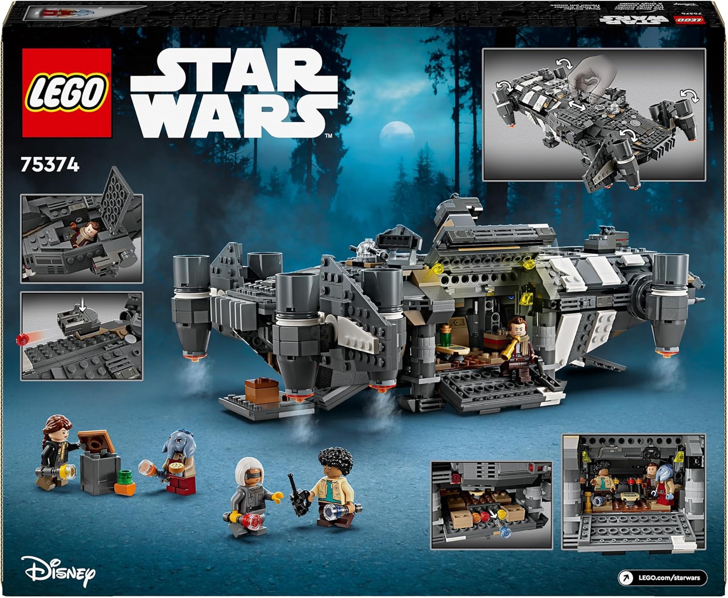 LEGO Star Wars: Skeleton Crew The Onyx Cinder (75374) - Building Set for Ages 10+ 6