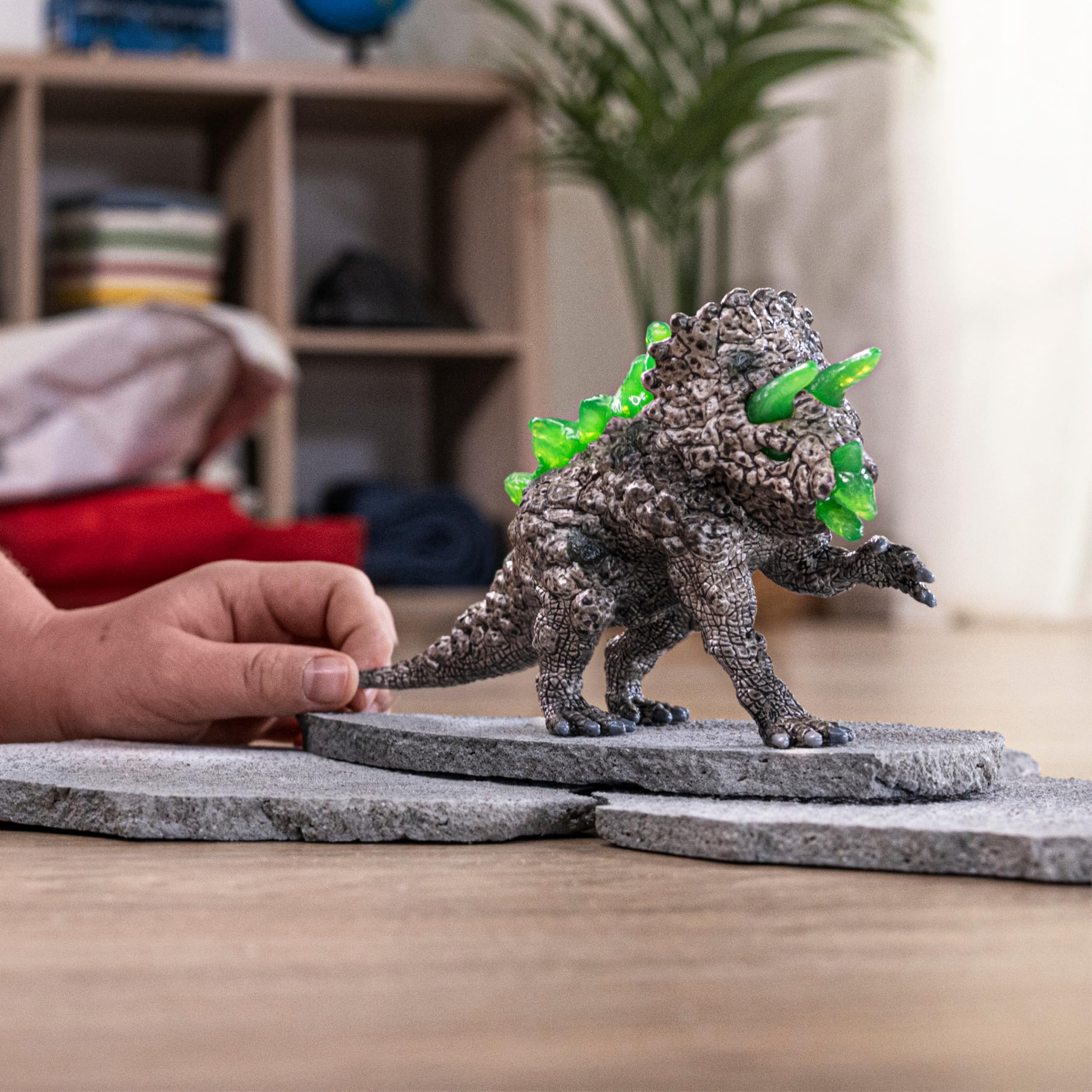 Schleich 70828 Stone Triceratops - Fantasy Action Figure for Ages 3+ 8