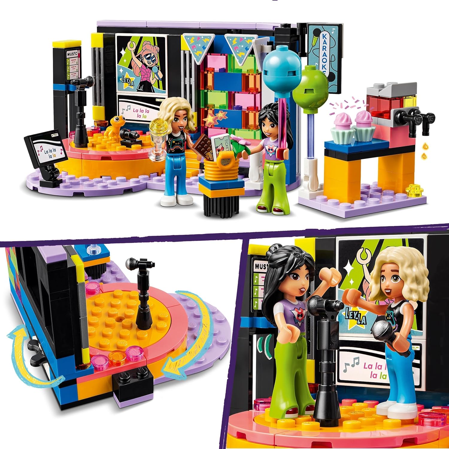 LEGO Friends Karaoke Music Party Set - Revolving Stage Musical Toy for 6+ Year Olds 5