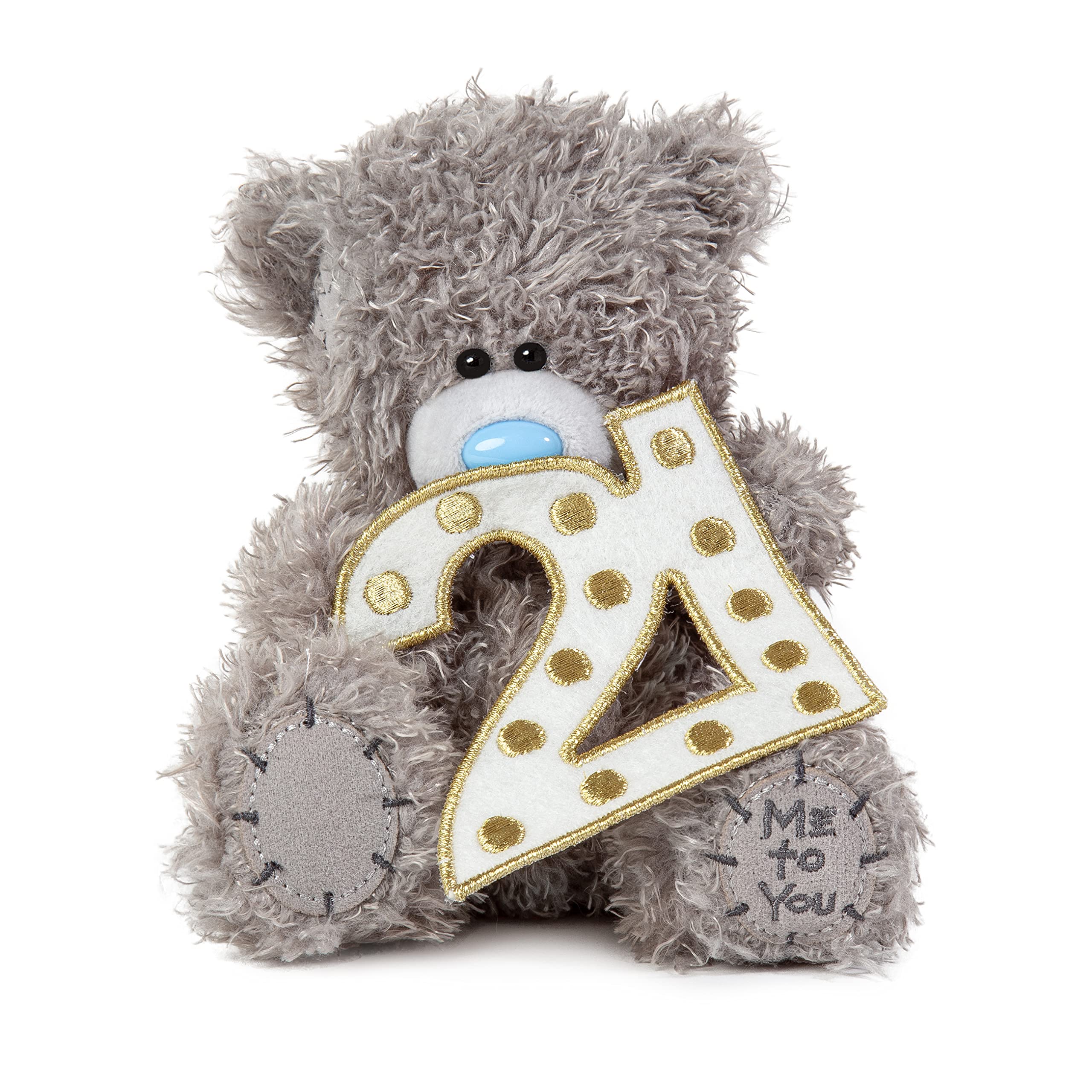 Me To You Tatty Teddy 21st Birthday Bear - 15cm Tall, Plush, Grey