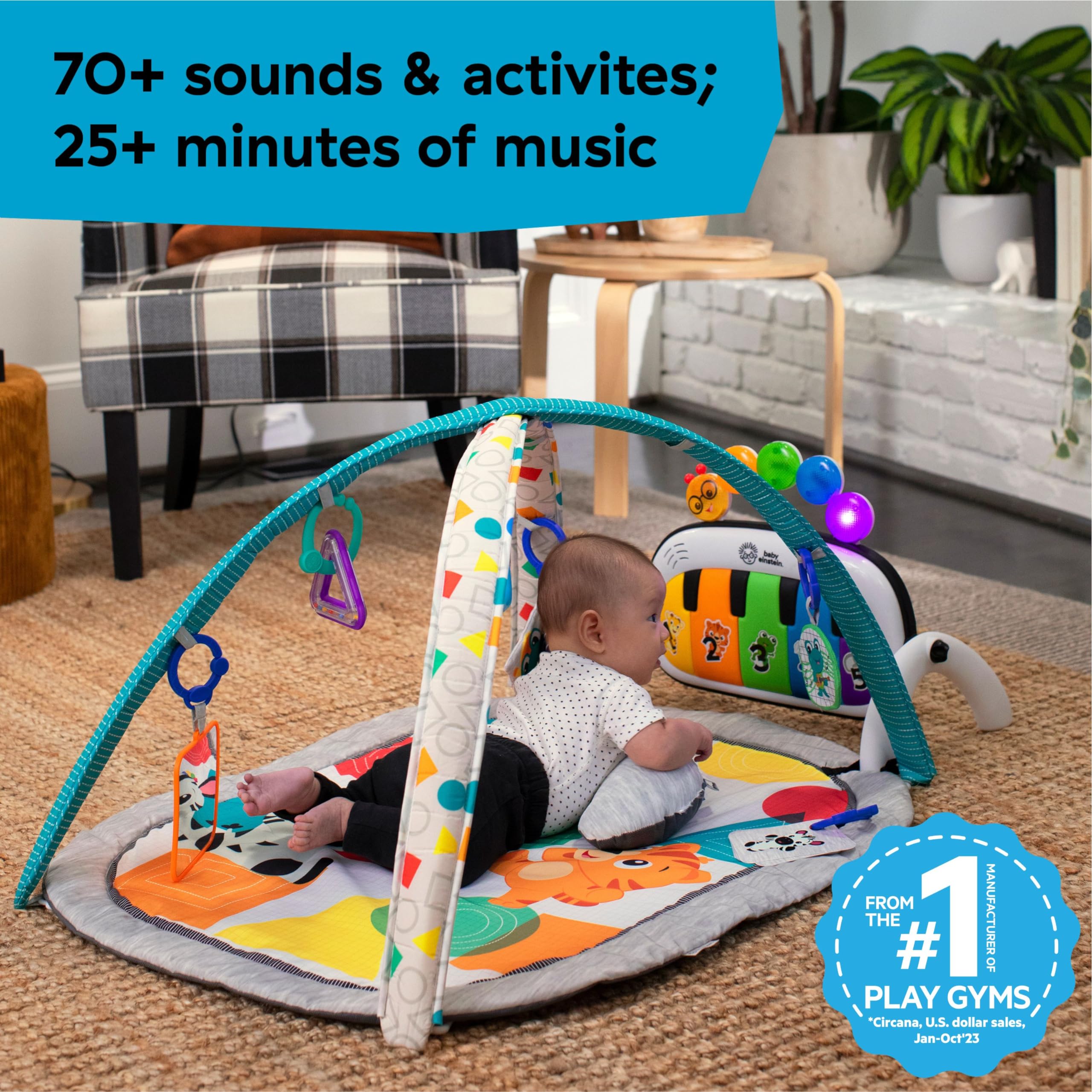 Baby Einstein - 4-in-1 Kickin' Tunes Music and Language Discovery Play Gym 3