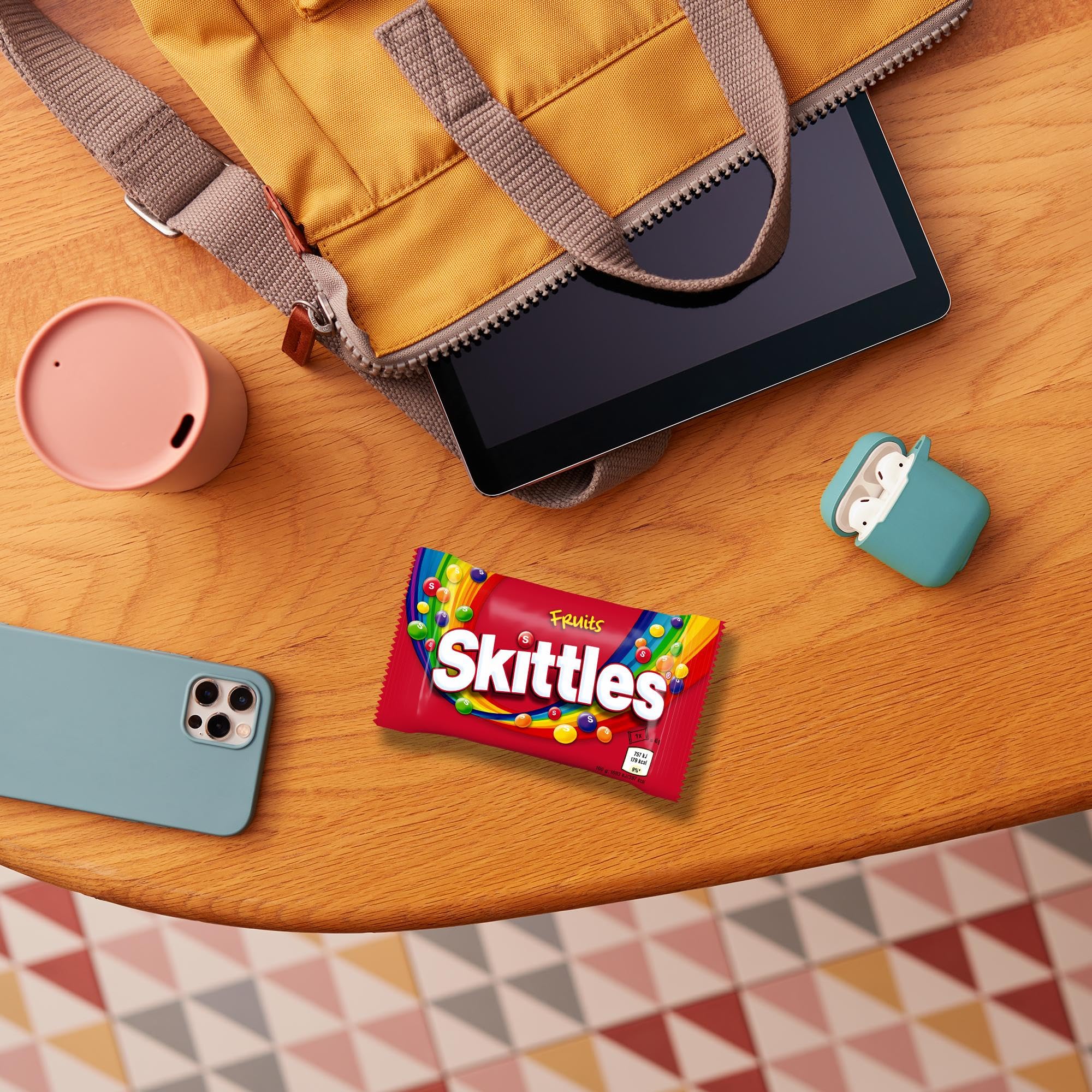 Skittles Vegan Sweets, 36 x 45g Packs, Fruit Flavoured Chewy Sweets with Crisp Shell, Bulk Box 7