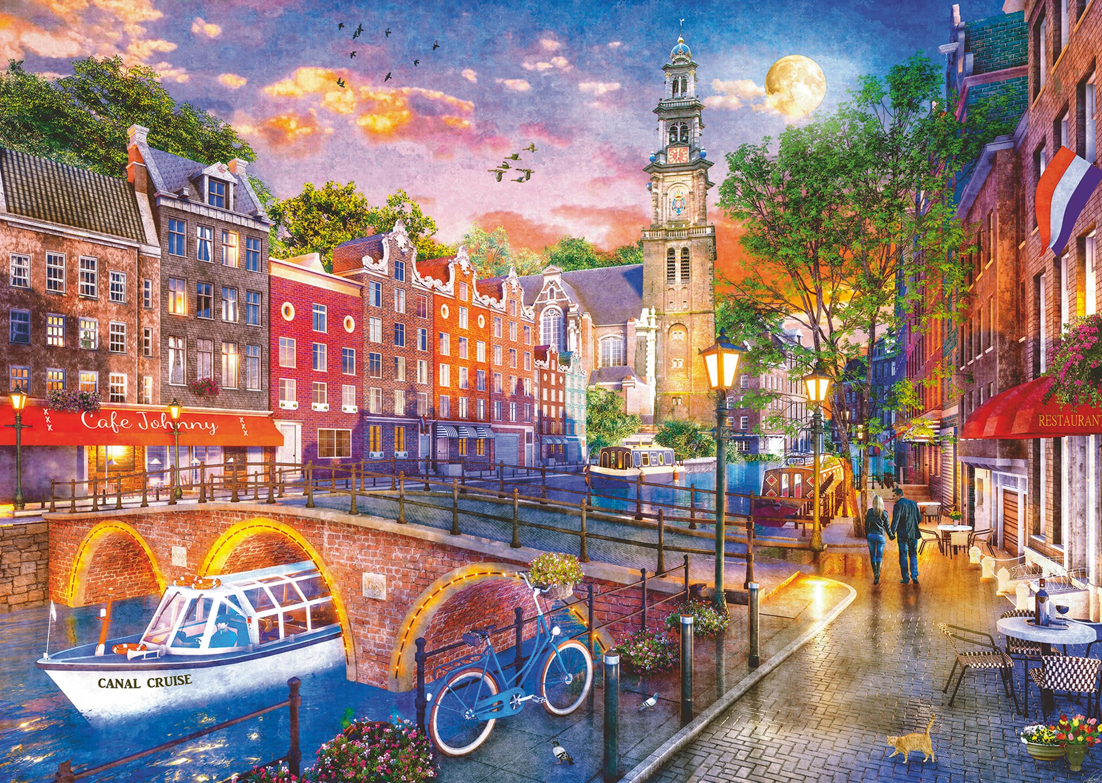 Ravensburger Historic Amsterdam Jigsaw Puzzle - 1000 Pieces | Adult Puzzle | FSC Certified