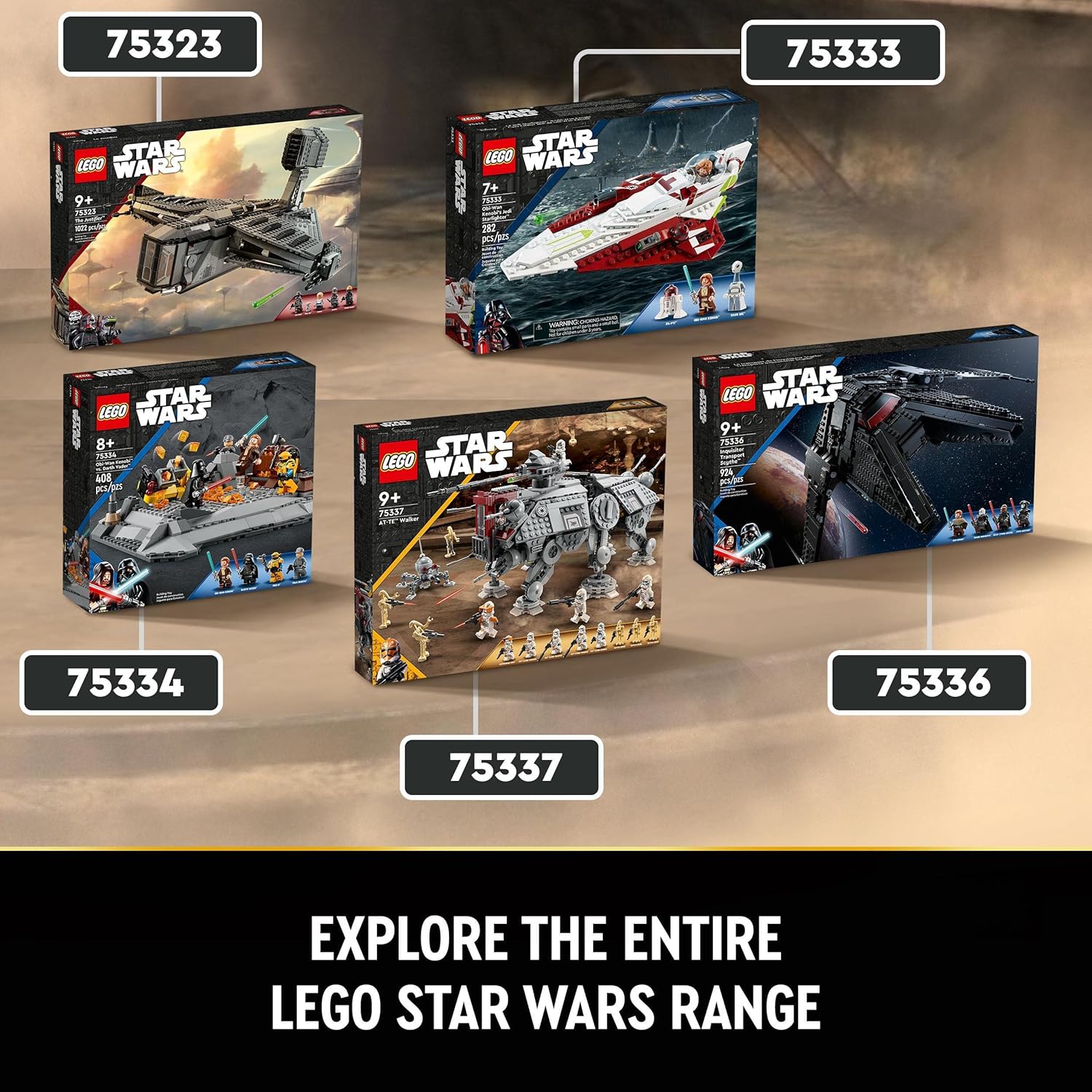 LEGO 75337 Star Wars AT-TE Walker Building Set - Poseable Vehicle with 5 Minifigures, 9+ Years 7