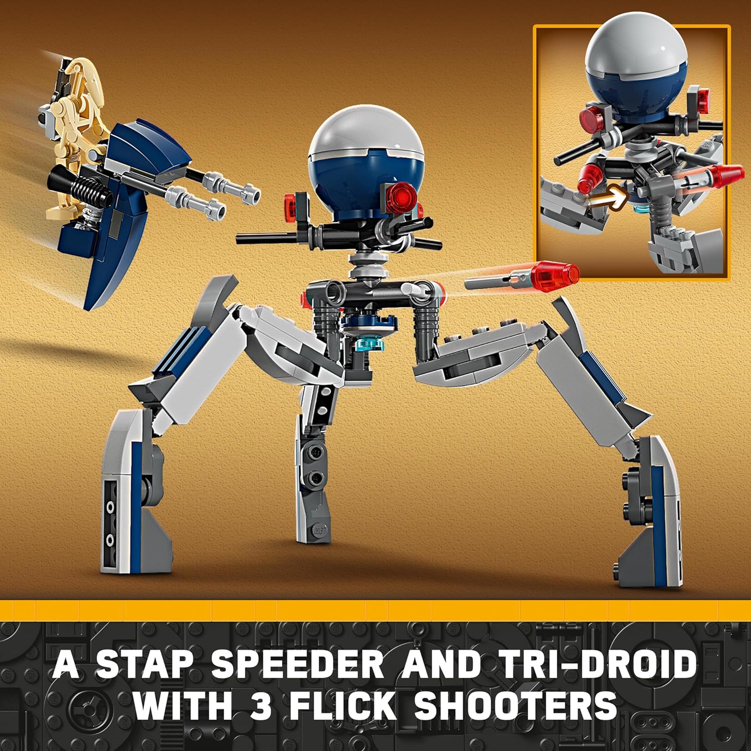 LEGO Star Wars Clone Trooper &amp; Battle Droid Battle Pack – Bauspielzeug-Spielset für Kinder ab 7 Jahren 5