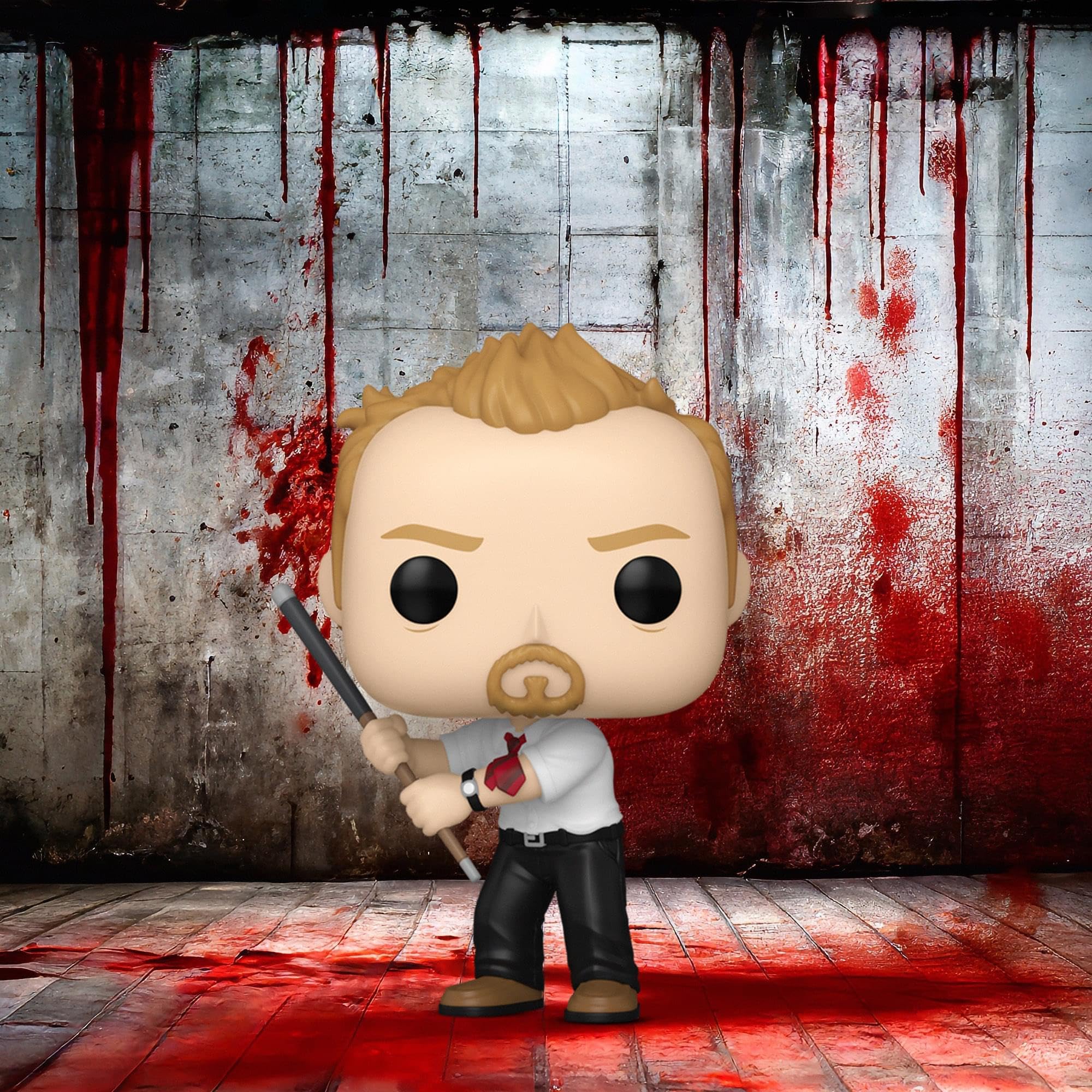 Funko Pop! Movies: Shaun of the Dead Shaun - Bloody Chase Variant [Vinyl]