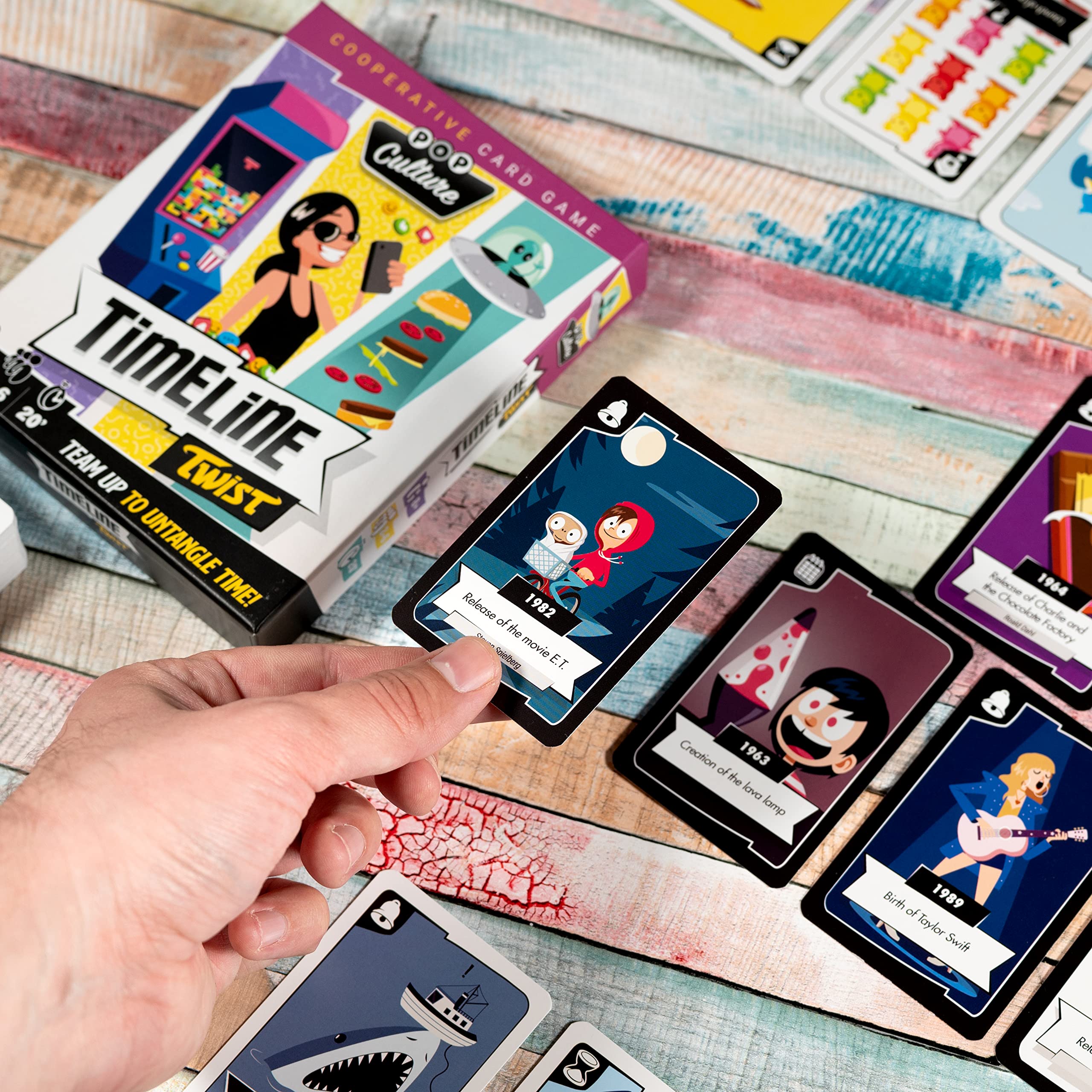 Zygomatic Timeline Twist: Pop Culture Card Game for 2-6 Players 5