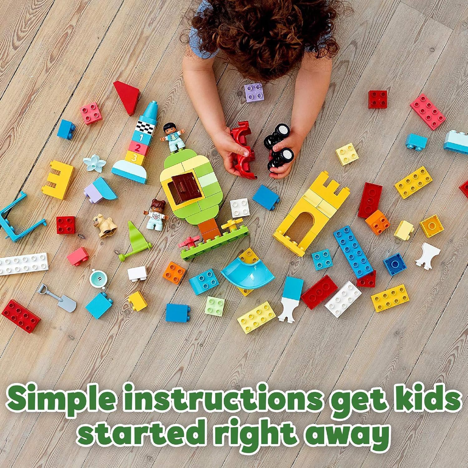 LEGO DUPLO Classic Deluxe Brick Box 10914 - Educational Building Set for Toddlers 18 Months+ 7