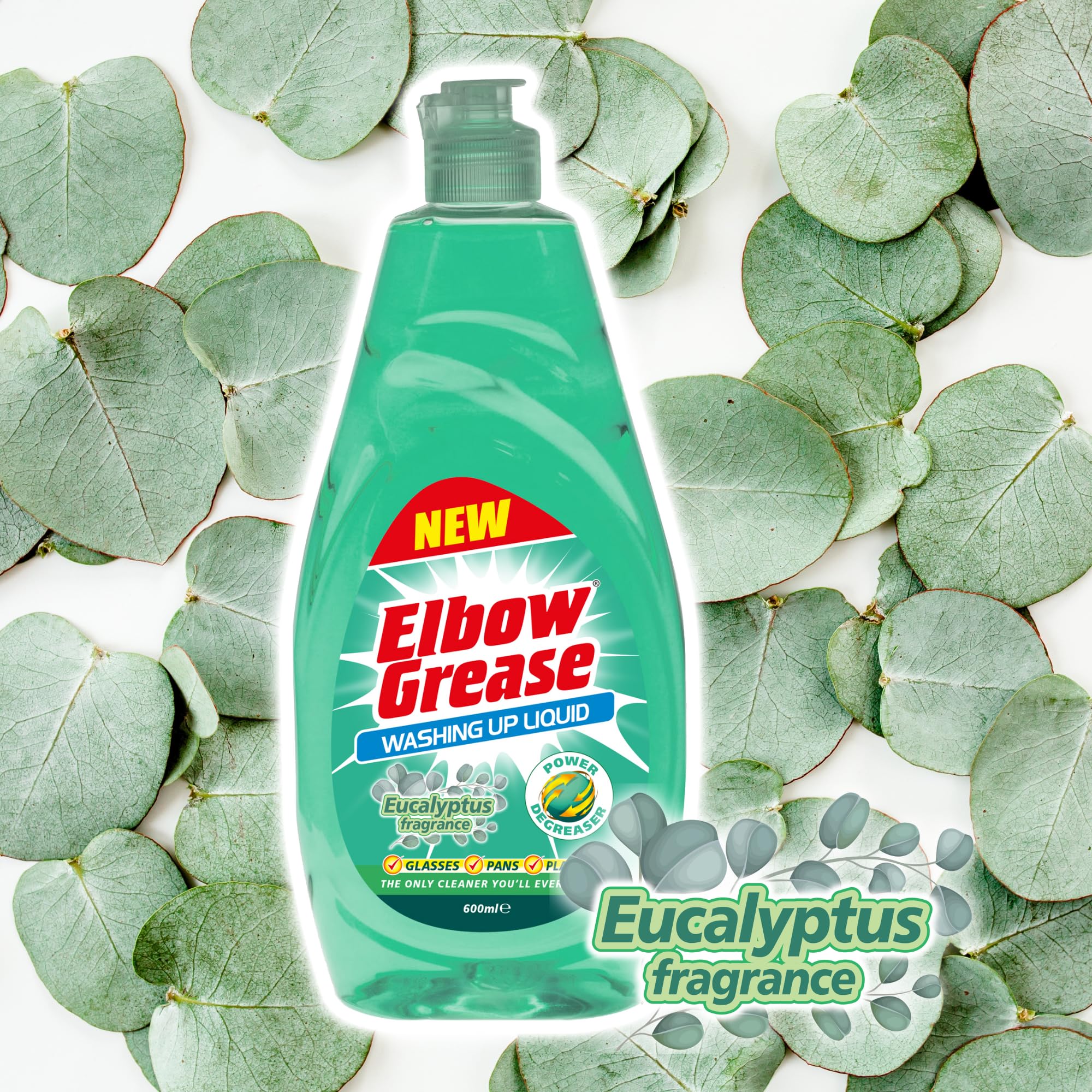 Elbow Grease - Washing Up Liquid Power Degreaser 600ml 8