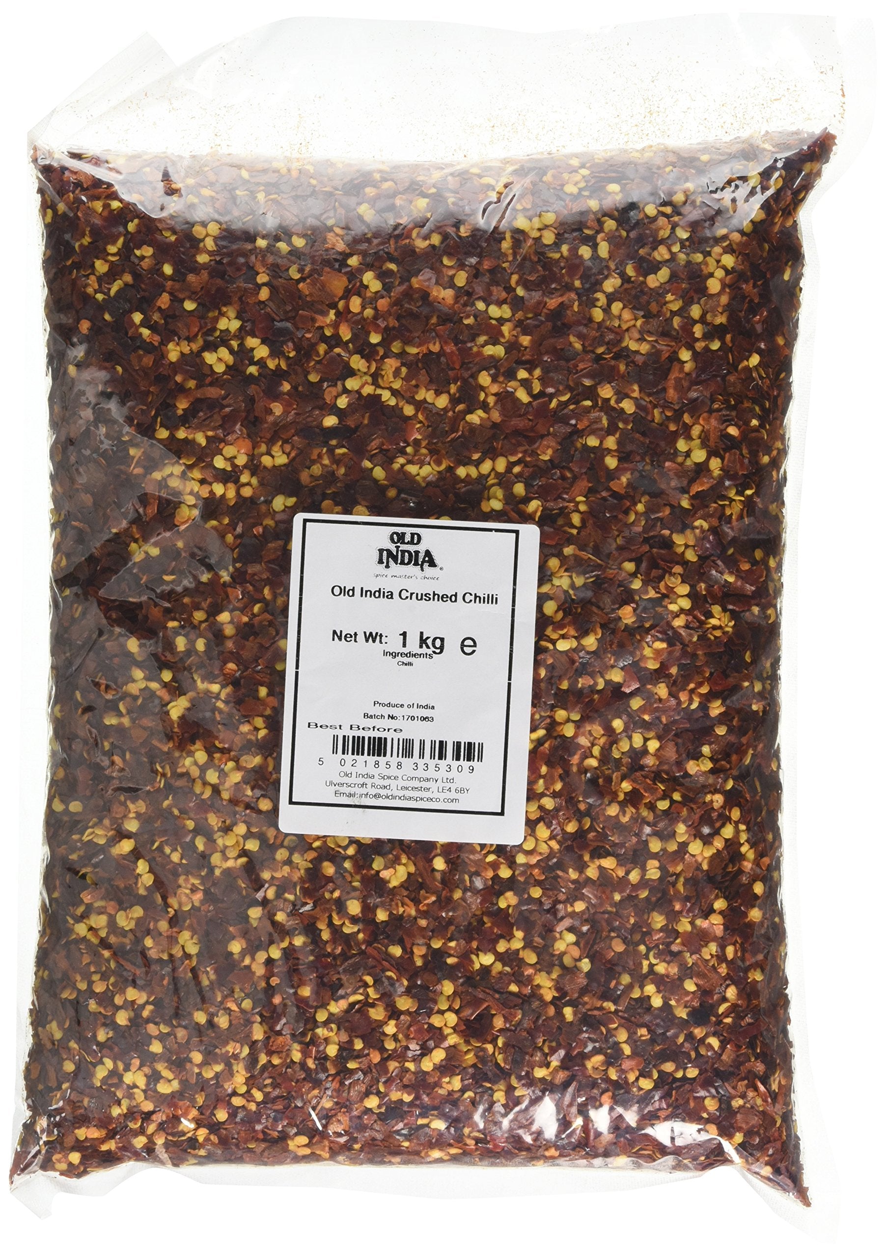 Old India Geschrotete Chilischoten 1 Kg