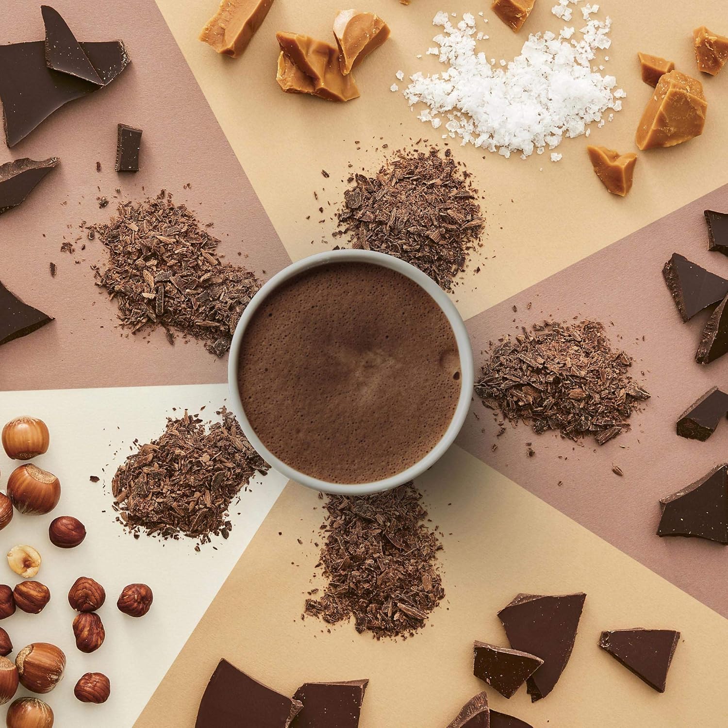 Hotel Chocolat Hot Chocolate Selection Box - 20 Sachets with Real Chocolate Flakes 5