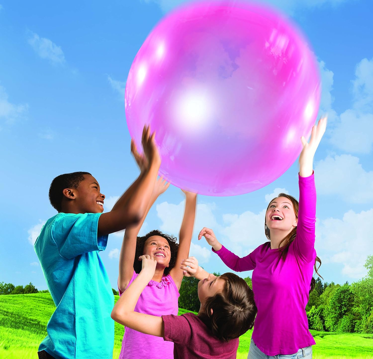 Wubble Super Bubble Ball - Squishy Stretchy Outdoor Toy for Ages 6+ 4