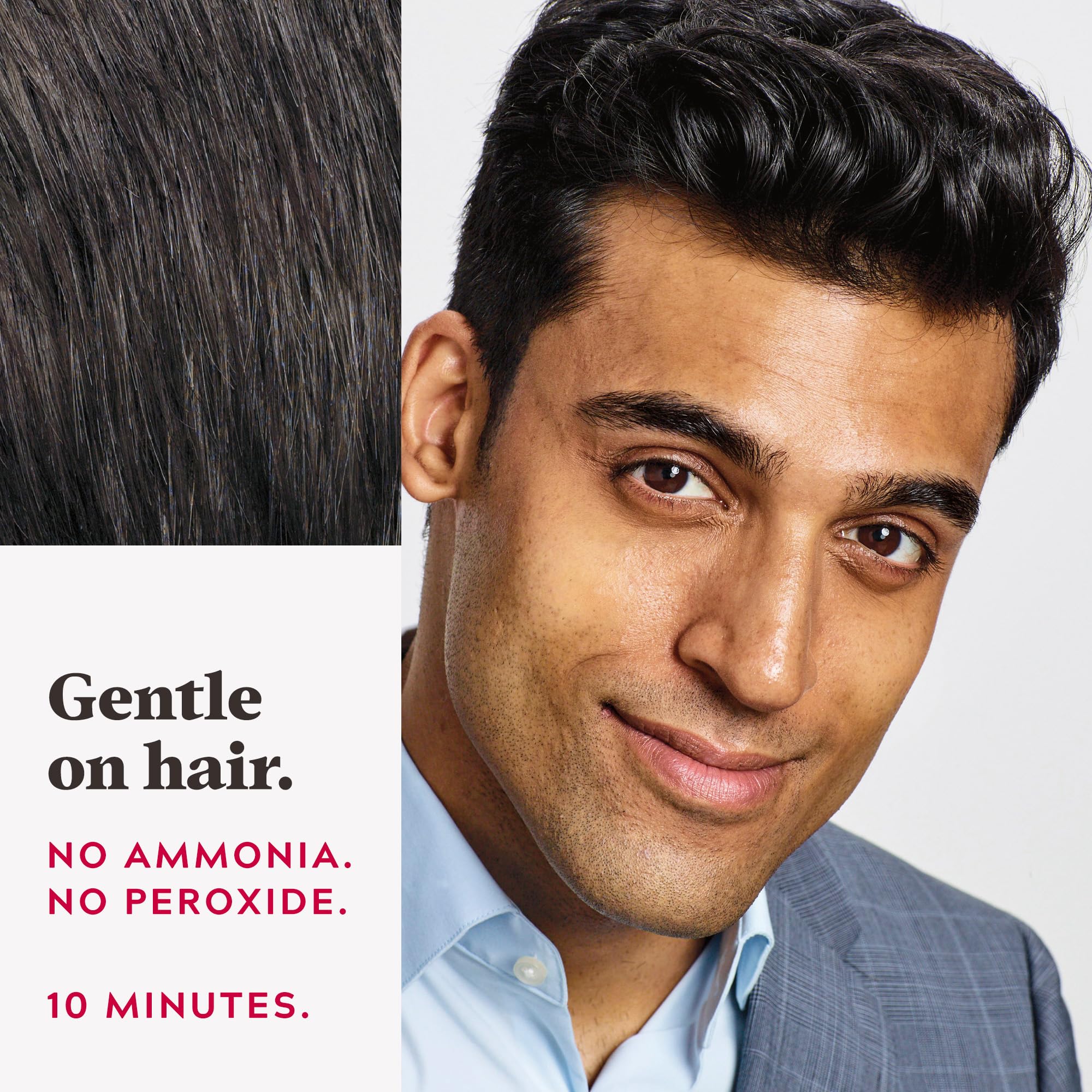 Just For Men Ultra Darkest Black Hair Colour Dye - Comb-In Applicator, Ammonia & Peroxide Free 7