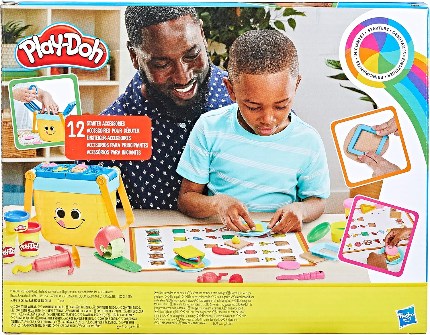 Play-Doh Picnic Shapes Starter Set - Preschool Arts & Crafts Toy for Ages 3+ 11