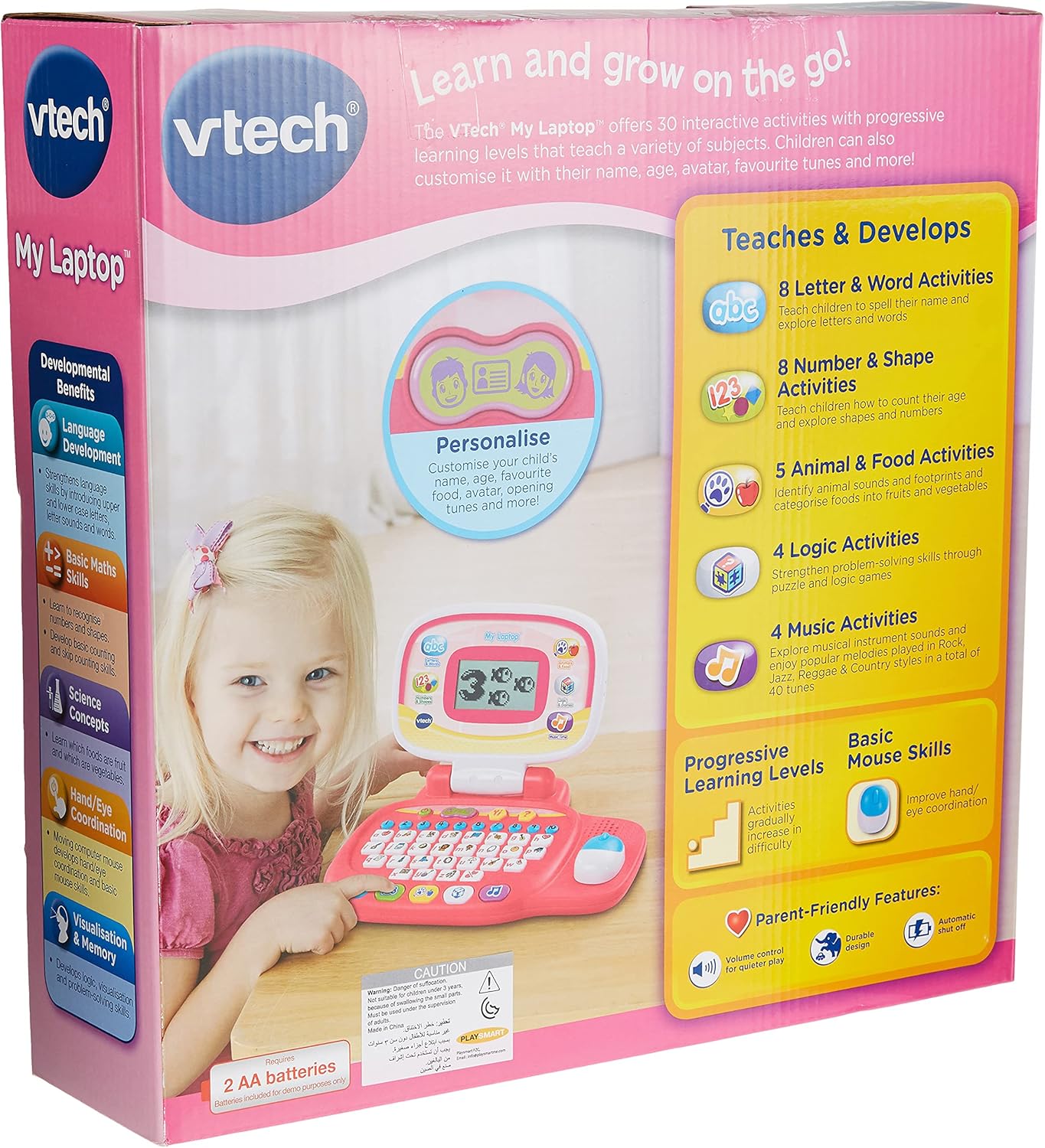VTech Pre-School My Laptop - Educational Electronic Learning Toy for Ages 3-6 4