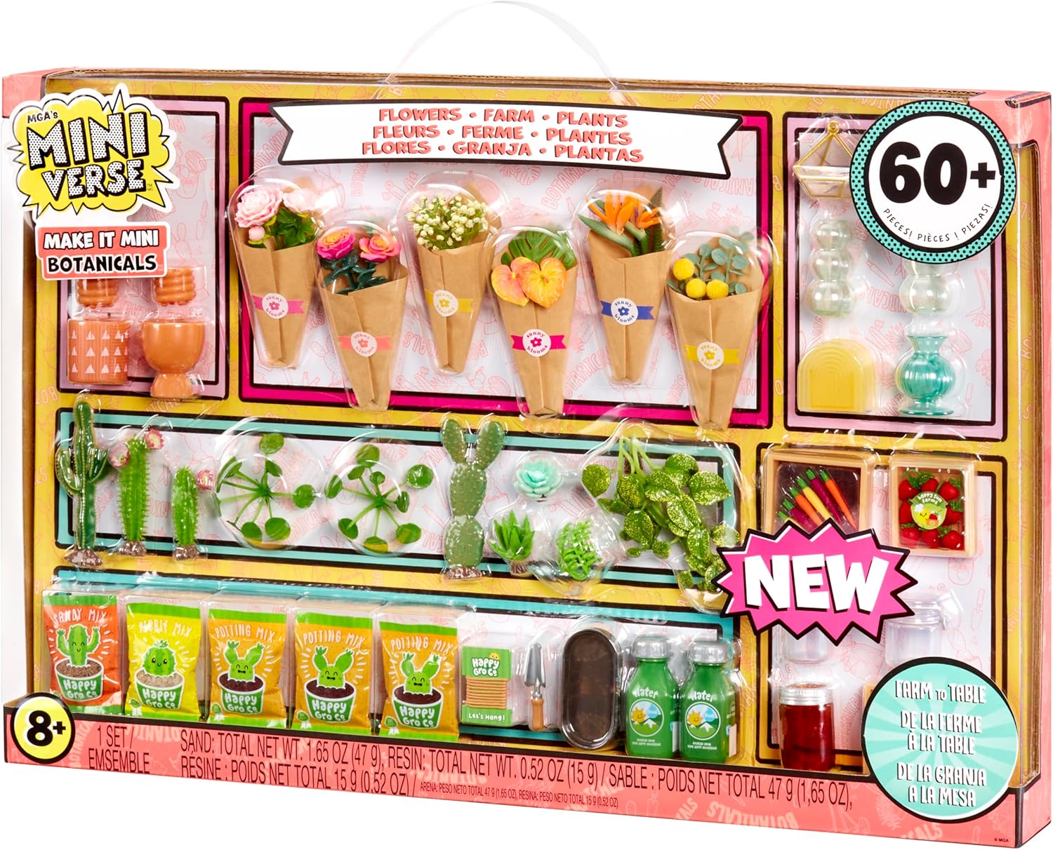 MGA's Miniverse Make It Mini Botanicals - DIY Craft Kit with 60+ Mini Collectibles 8