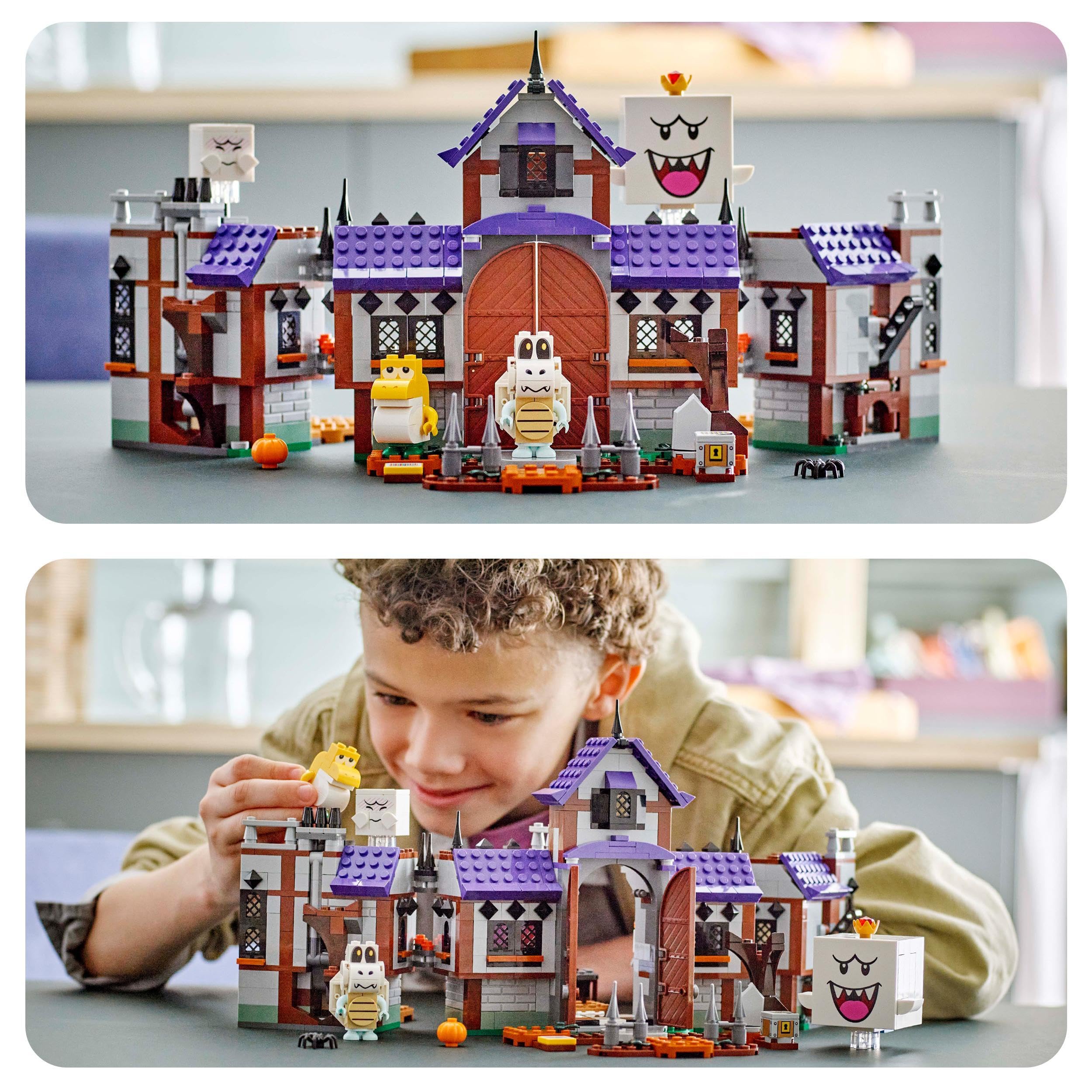 LEGO Super Mario King Boo’s Haunted Mansion Playset - Building Toy for Kids 8+ 9