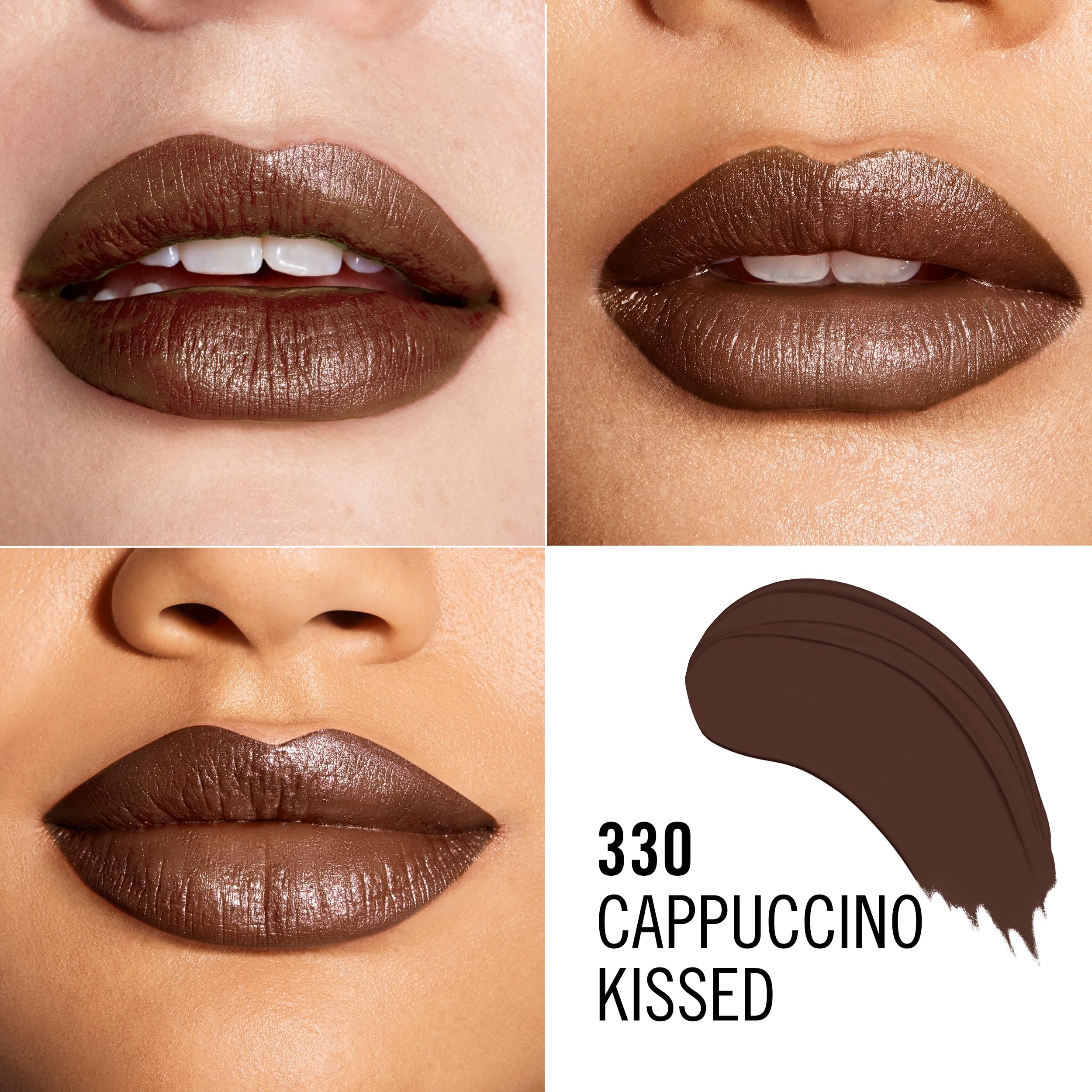 Rimmel - Lasting Finish Satin Lipstick (10g) - Shade 330 Cappuccino Kissed 5