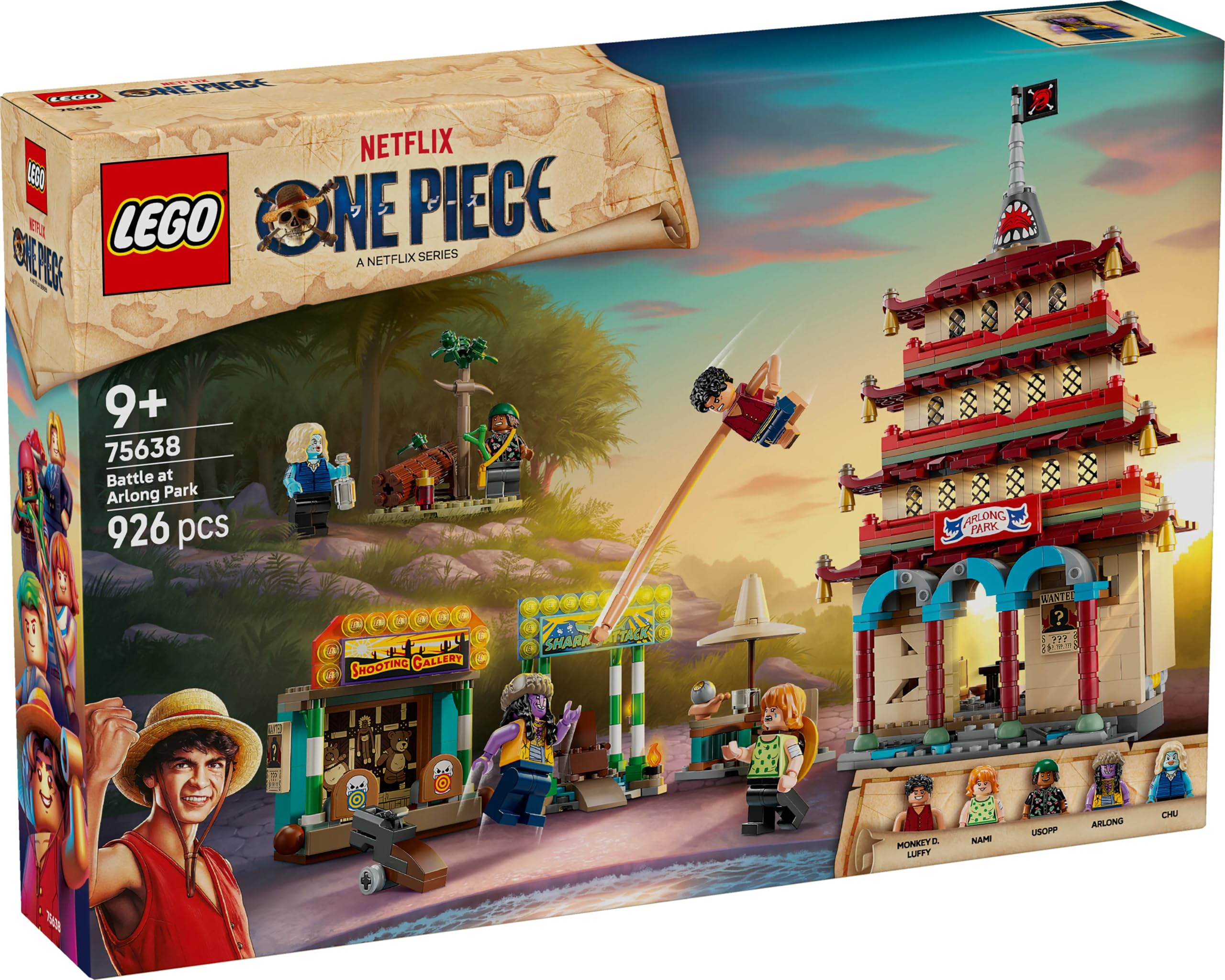LEGO ONE PIECE Battle at Arlong Park - Interactive Toy with 5 Minifigures i 6