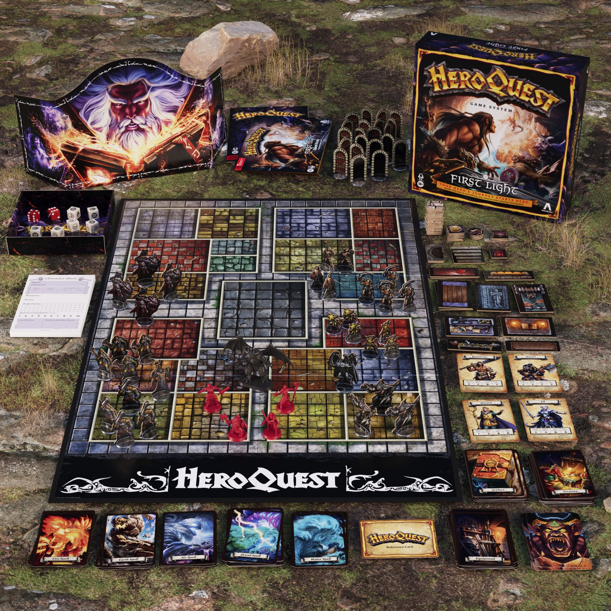 Avalon Hill HeroQuest First Light Game System Board Game - English Version 9