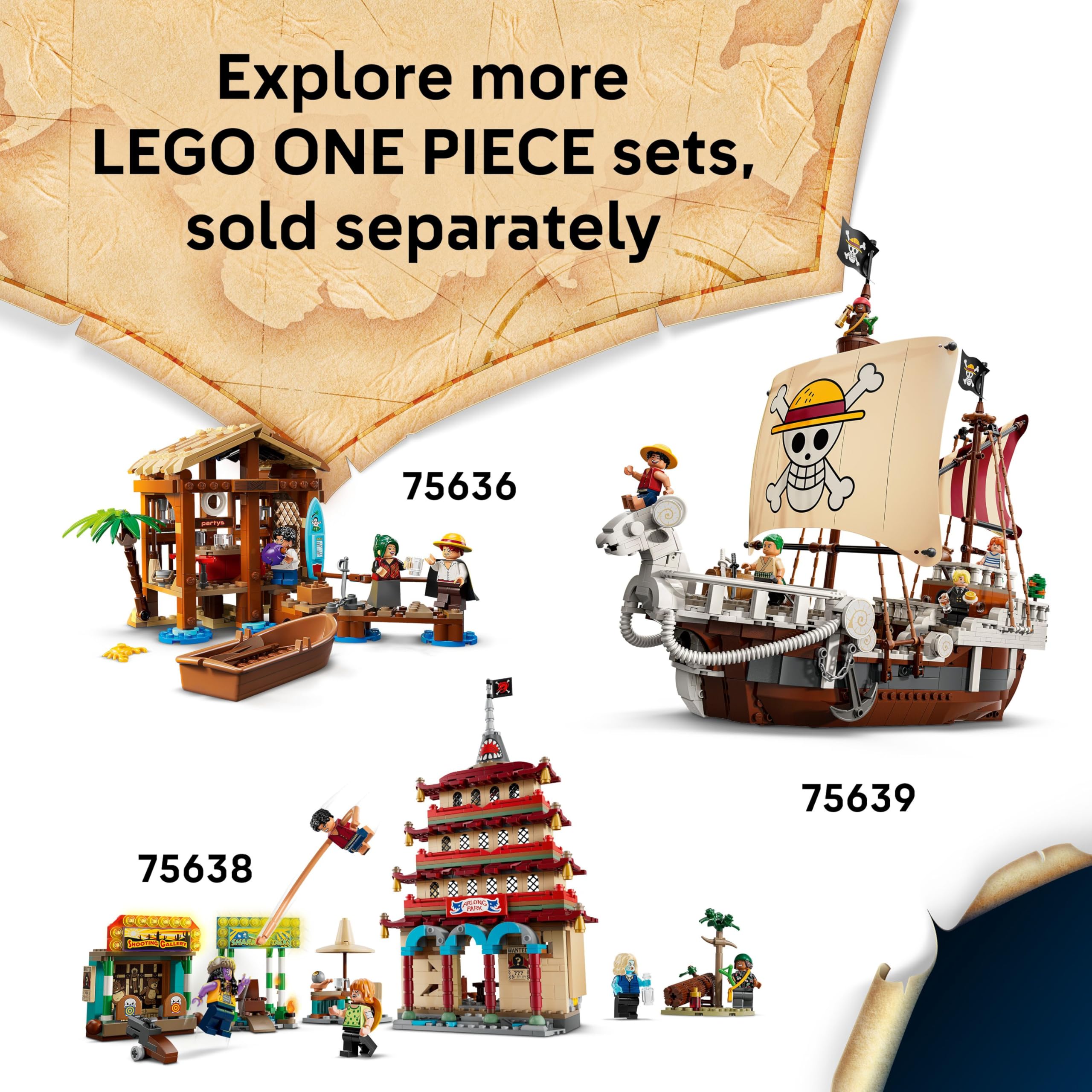LEGO ONE PIECE Buggy the Clown's Circus Tent Building Set 75637 | Ages 8+ 7