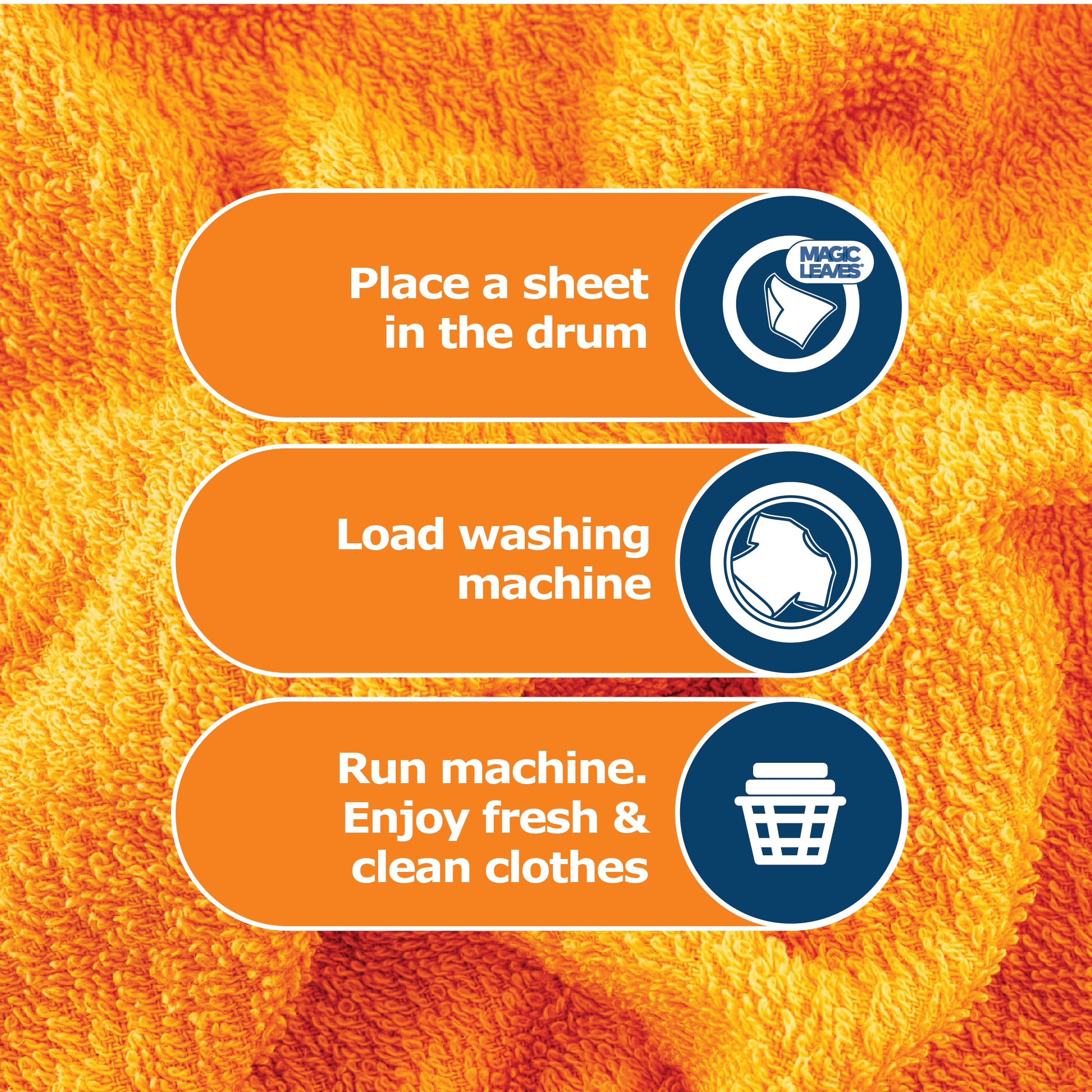 Dr. Beckmann Waschmittelblätter - Farbschutz, Orangen- und Pfirsichduft, 115 g (30 Blätter) 6