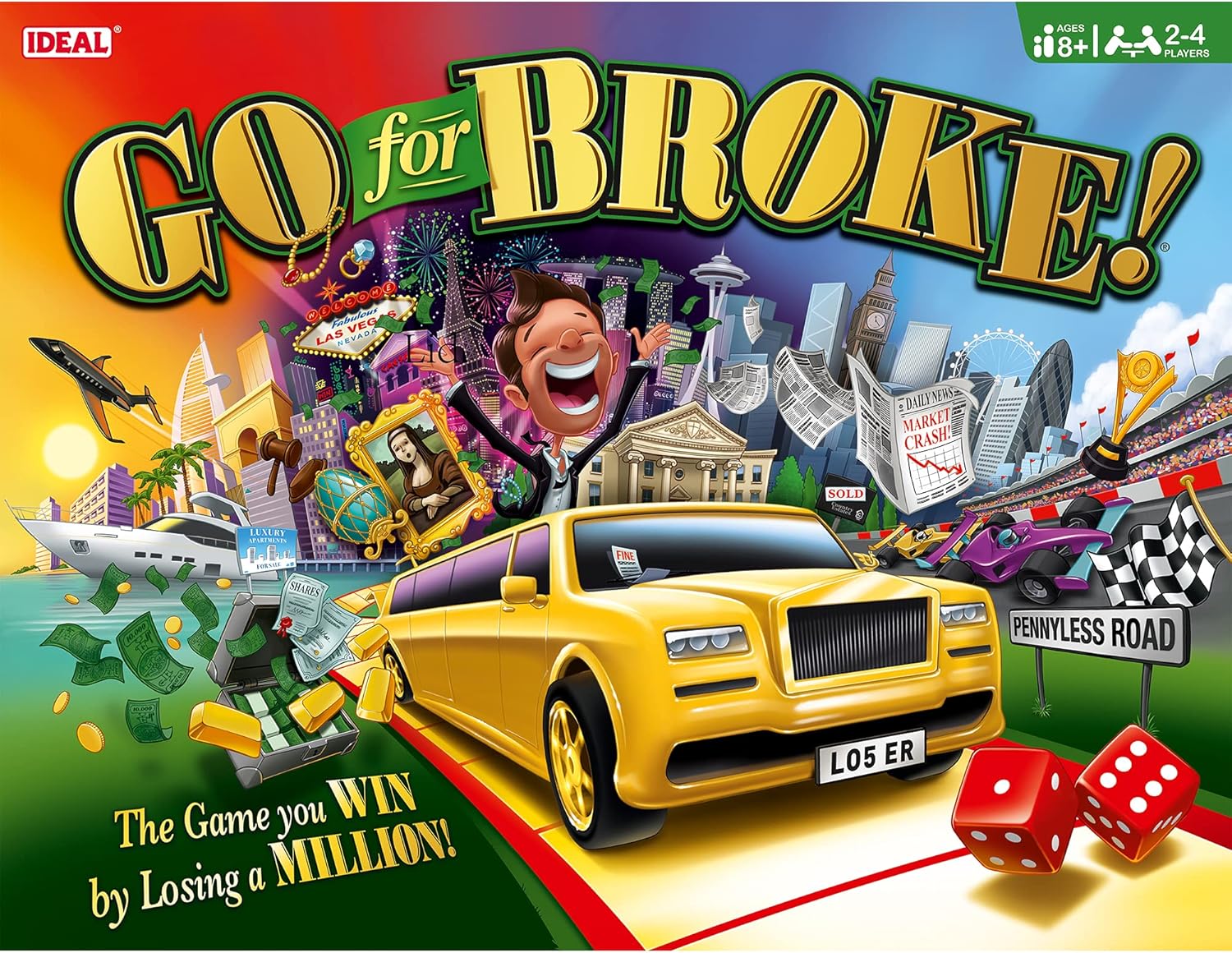 Ideal Games Go For Broke Board Game