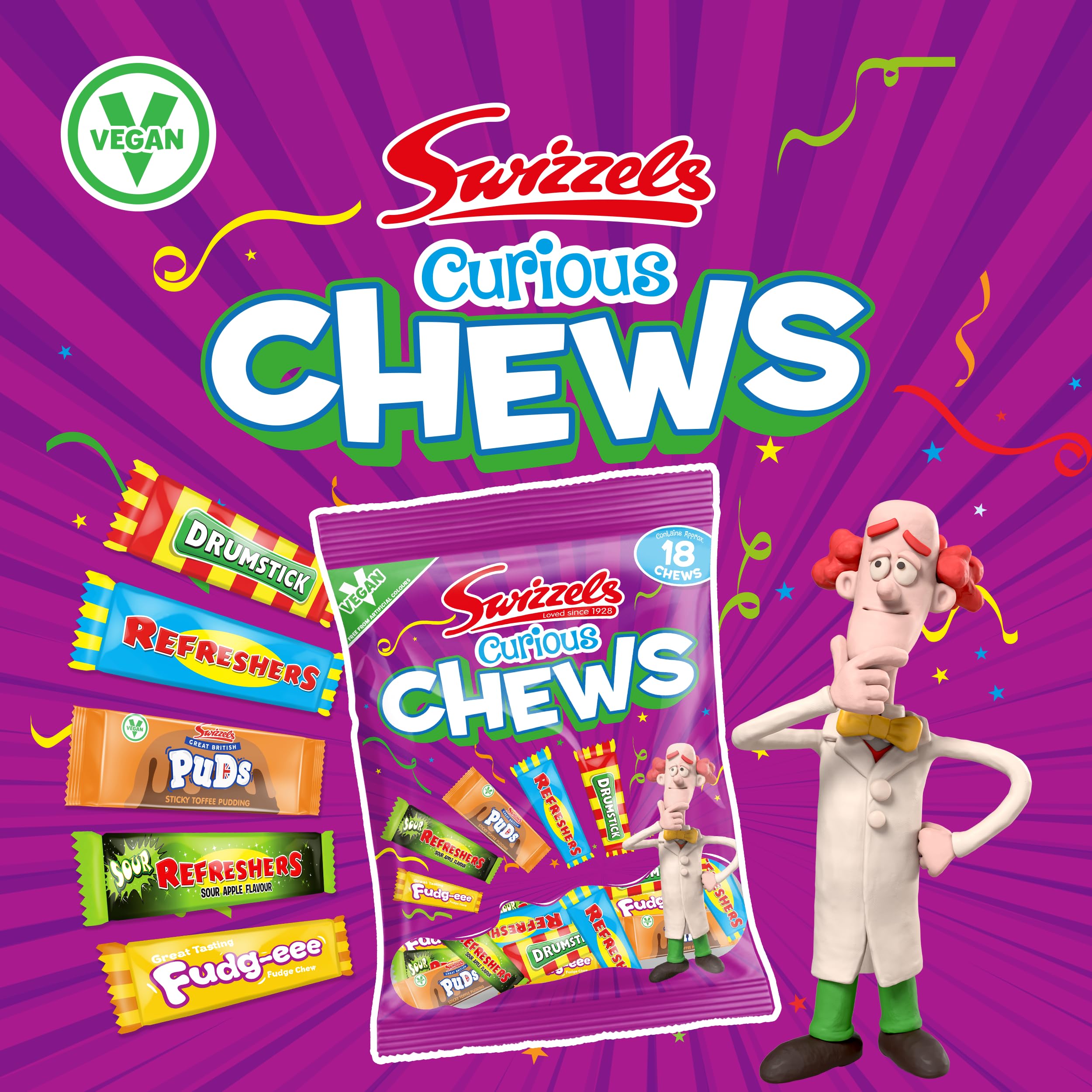Swizzels Curious Chews 171 g, Weiß 6