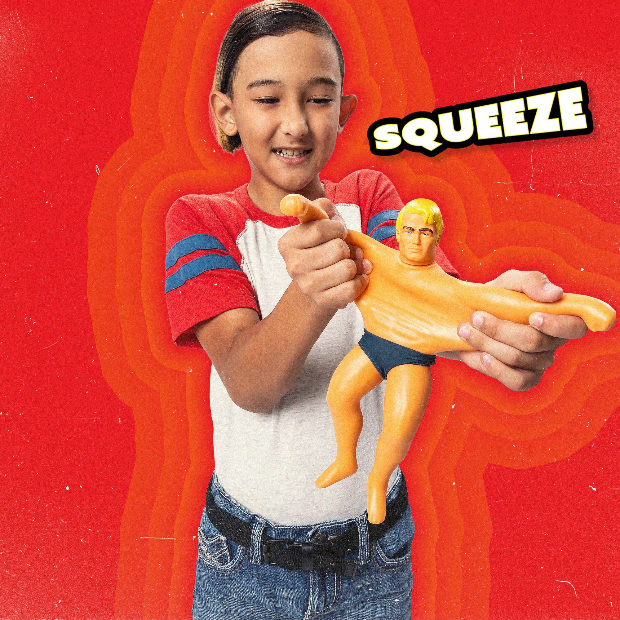 Stretch Armstrong 10-Inch Retro Action Figure - Super Stretchable Latex Rubber Toy 7