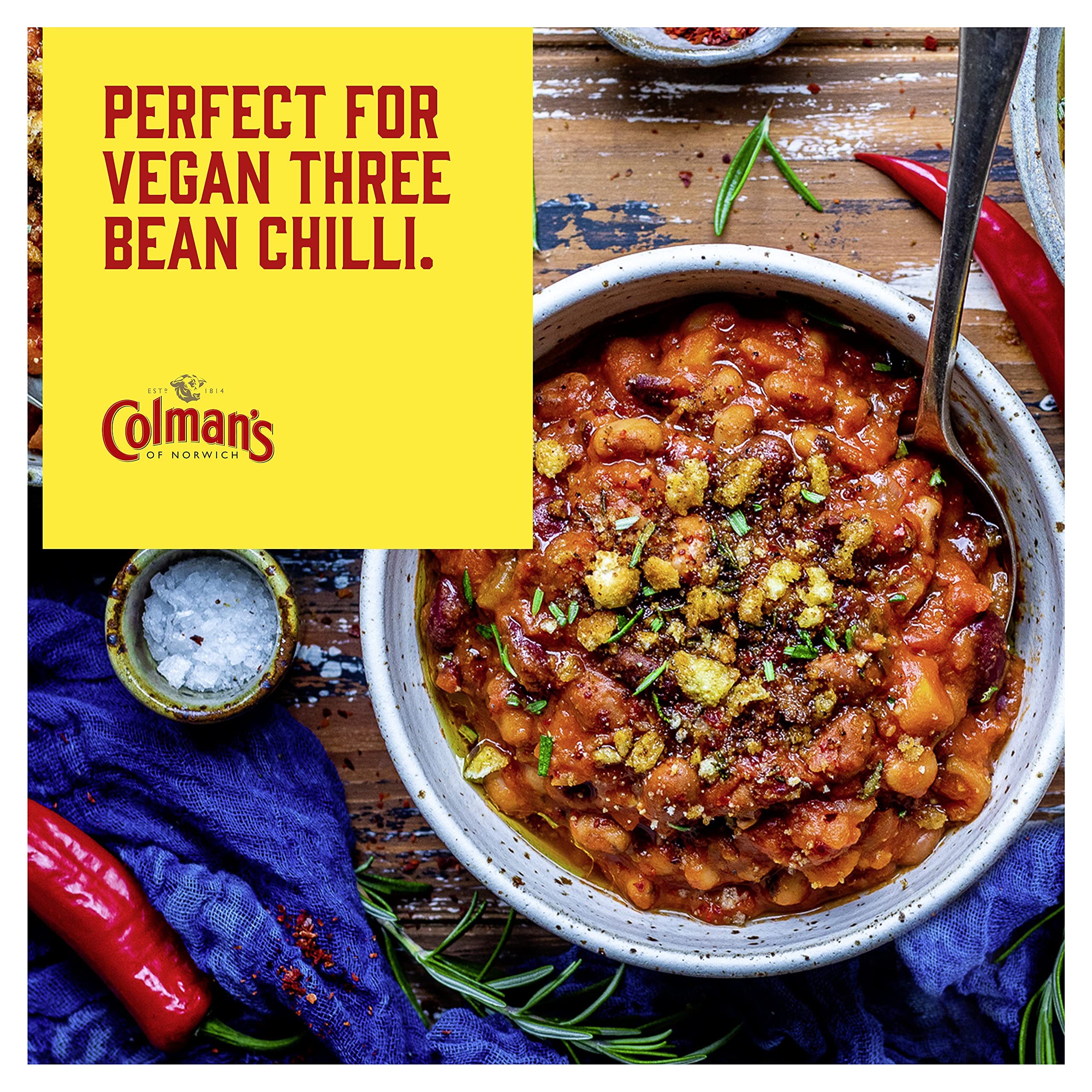 Colman's Chilli Con Carne Meal Maker Mix with Herbs & Spices - 50g 8