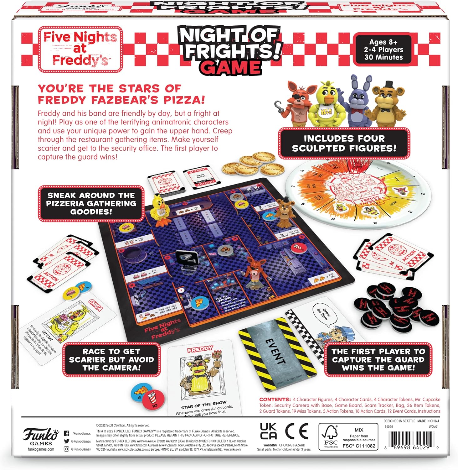 Funko Five Nights at Freddy's Nights of Fright Board Game 7
