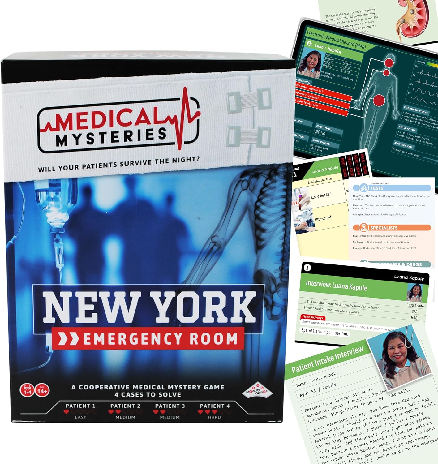 Fat Brain Toys Medical Mysteries Board Game - Cooperative Strategy Game for Adults & Teens 7
