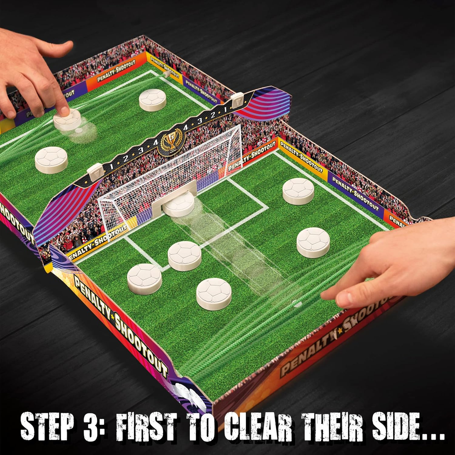 IDEAL Penalty Shootout: The Flicking Fast Football Game! Board Game 6