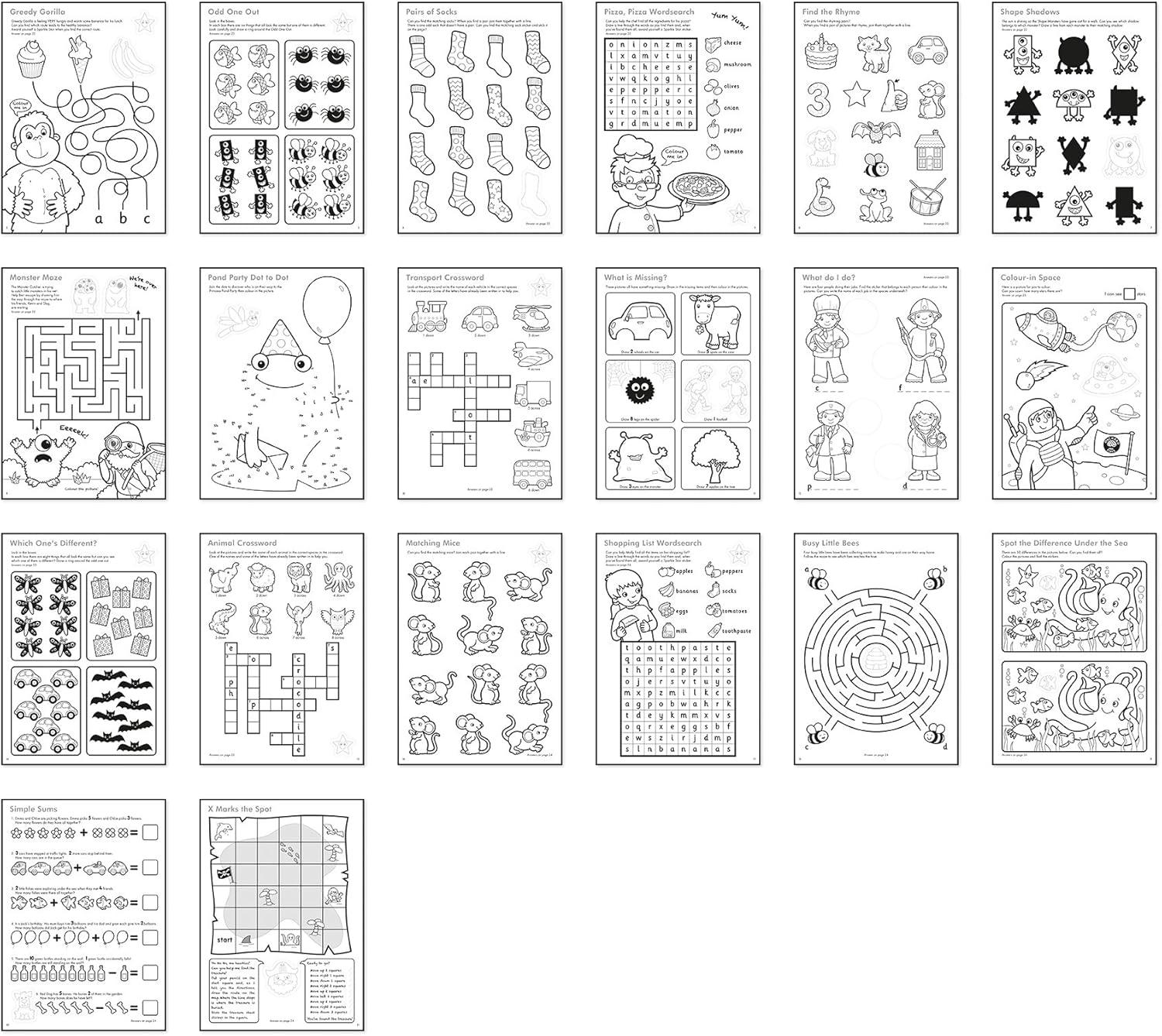 Orchard Toys Things To Do Sticker Colouring Book - Educational Activity Book with Stickers for Ages 5+ 5