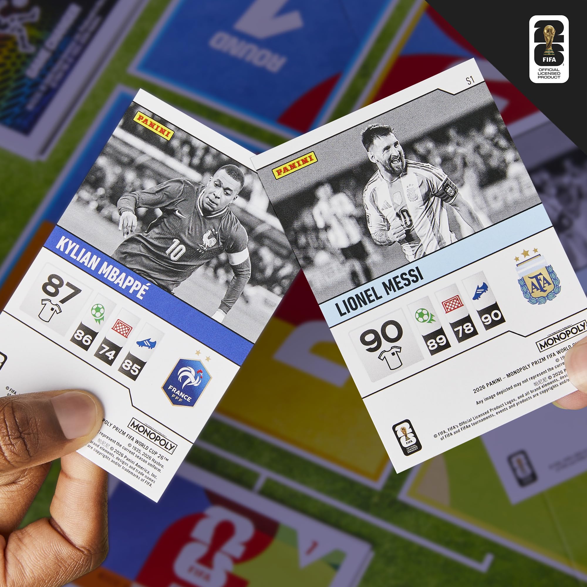 Monopoly Panini Prizm: FIFA World Cup 2026 Board Game | Includes 16 Trading Cards | Ages 8+ 5