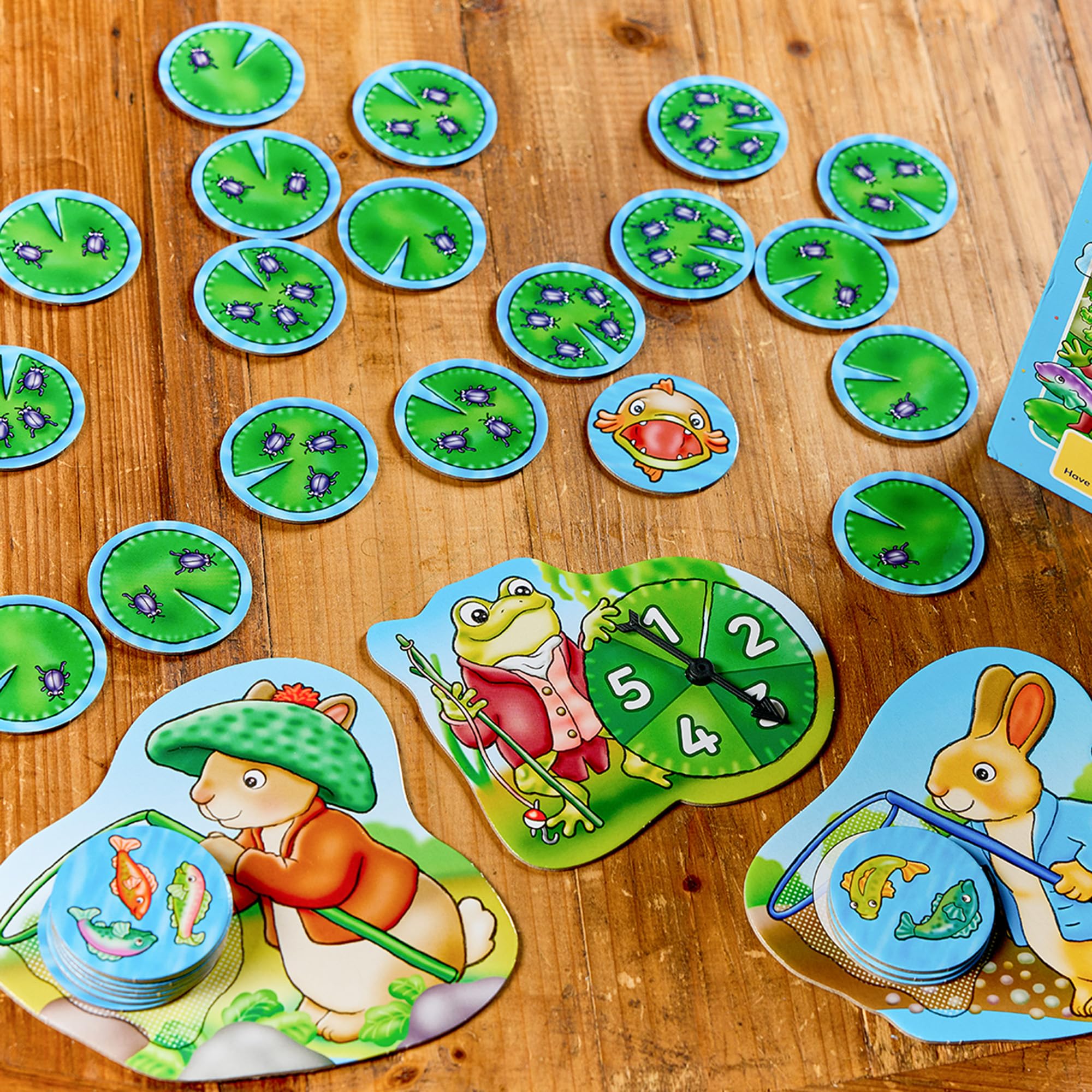 Orchard Toys Peter Rabbit Fish and Count Board Game 6