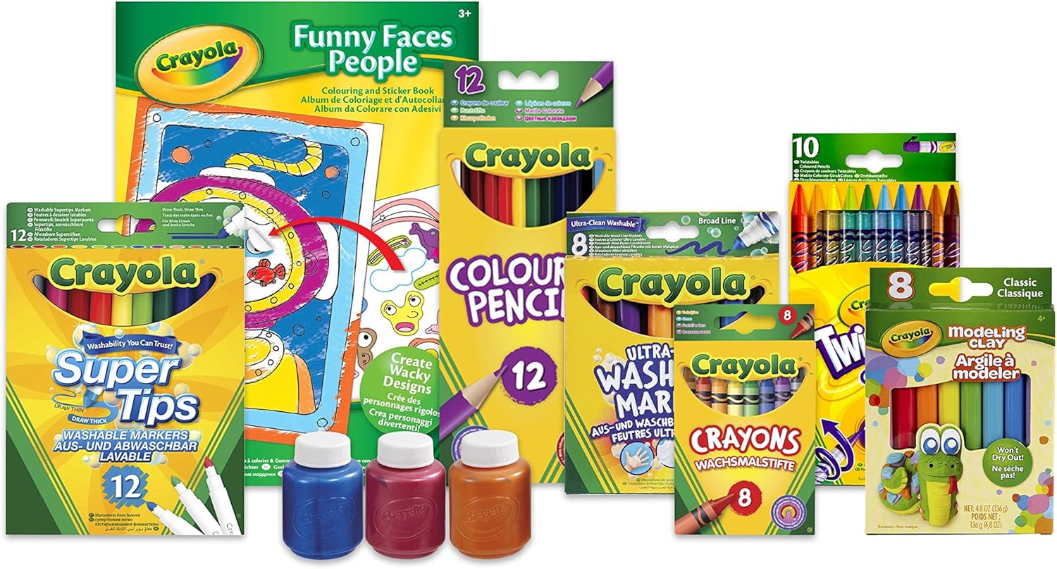 Crayola Mega Activity Tub - Arts & Crafts Set for Kids Ages 4+ 3
